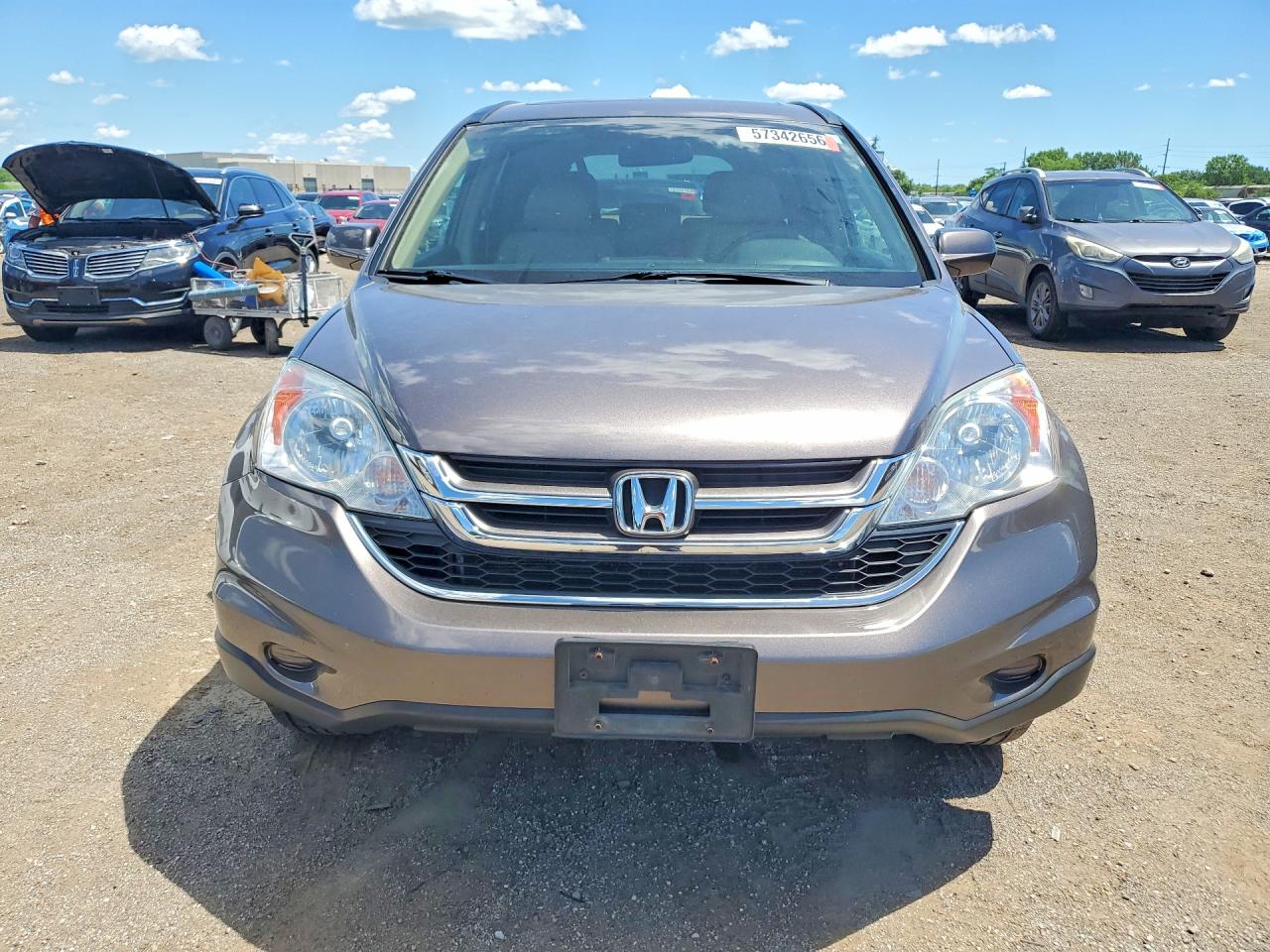 2010 Honda Cr-v Exl Charcoal vin: 5J6RE4H71AL093056