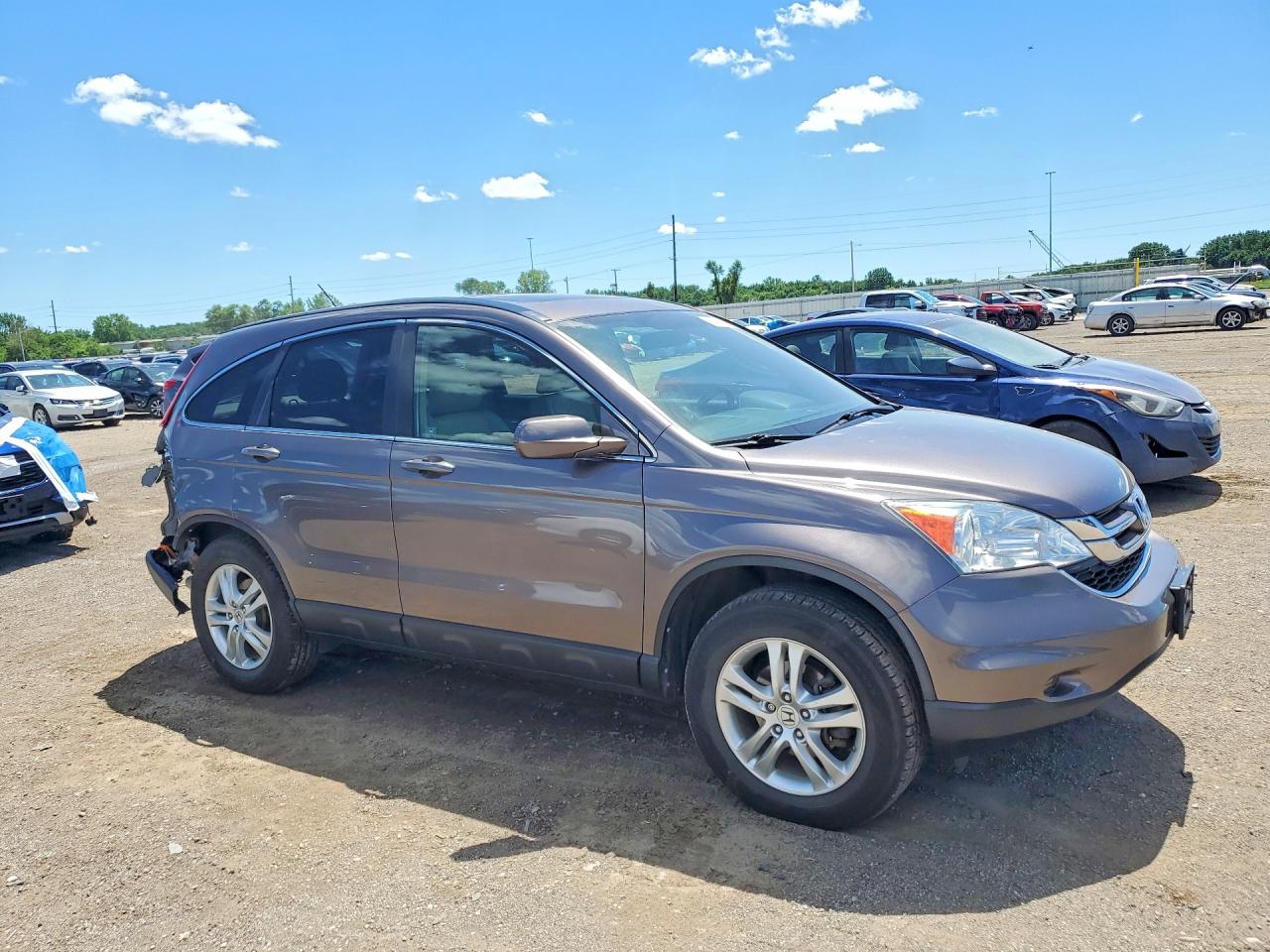 2010 Honda Cr-v Exl Charcoal vin: 5J6RE4H71AL093056