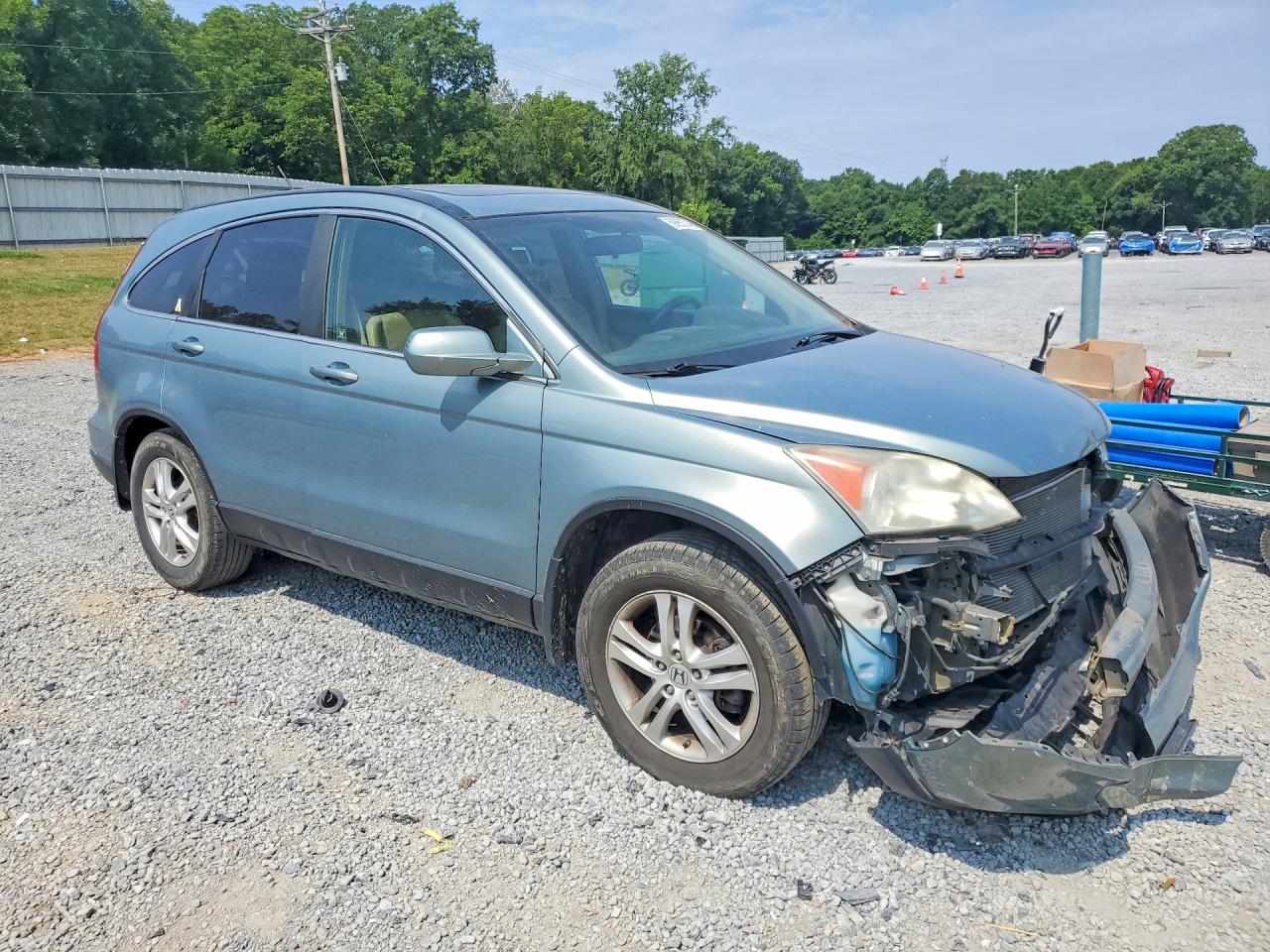 2011 Honda Cr-v Exl Green vin: 5J6RE4H71BL017838