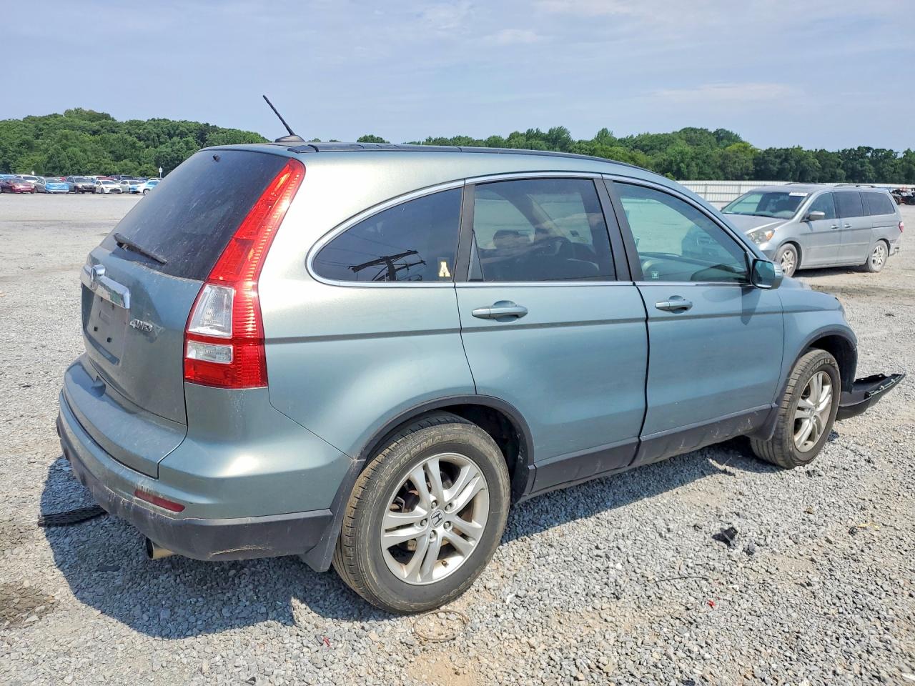 2011 Honda Cr-v Exl Green vin: 5J6RE4H71BL017838