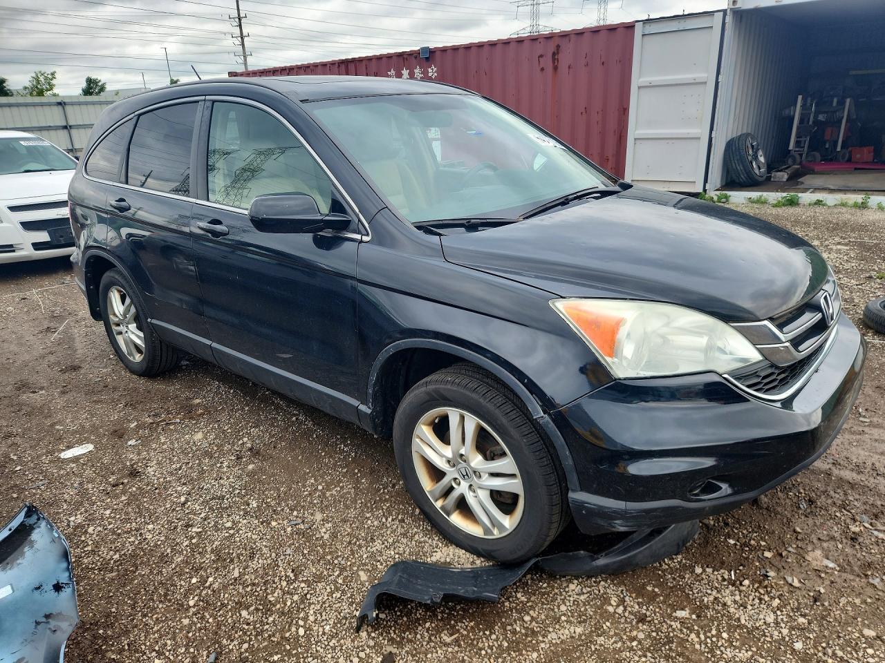 2011 Honda Cr-v Exl Black vin: 5J6RE4H71BL034297
