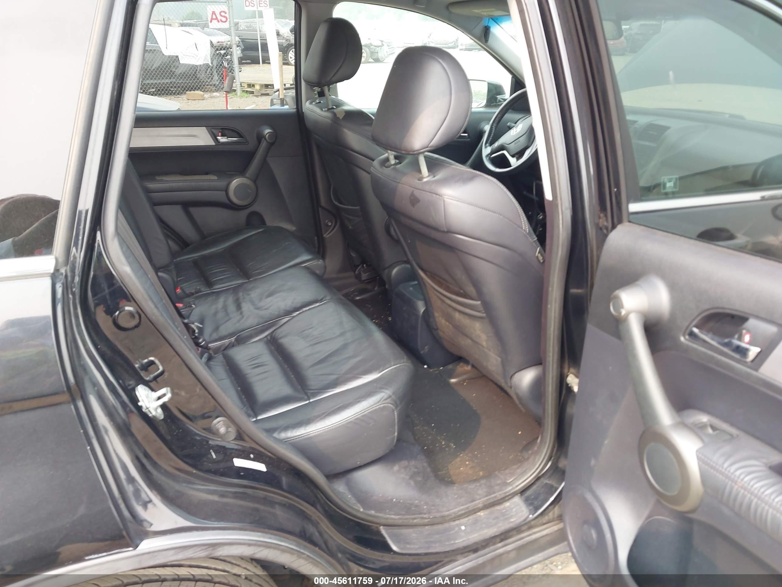 2011 Honda Cr-v Ex-l Black vin: 5J6RE4H71BL055005