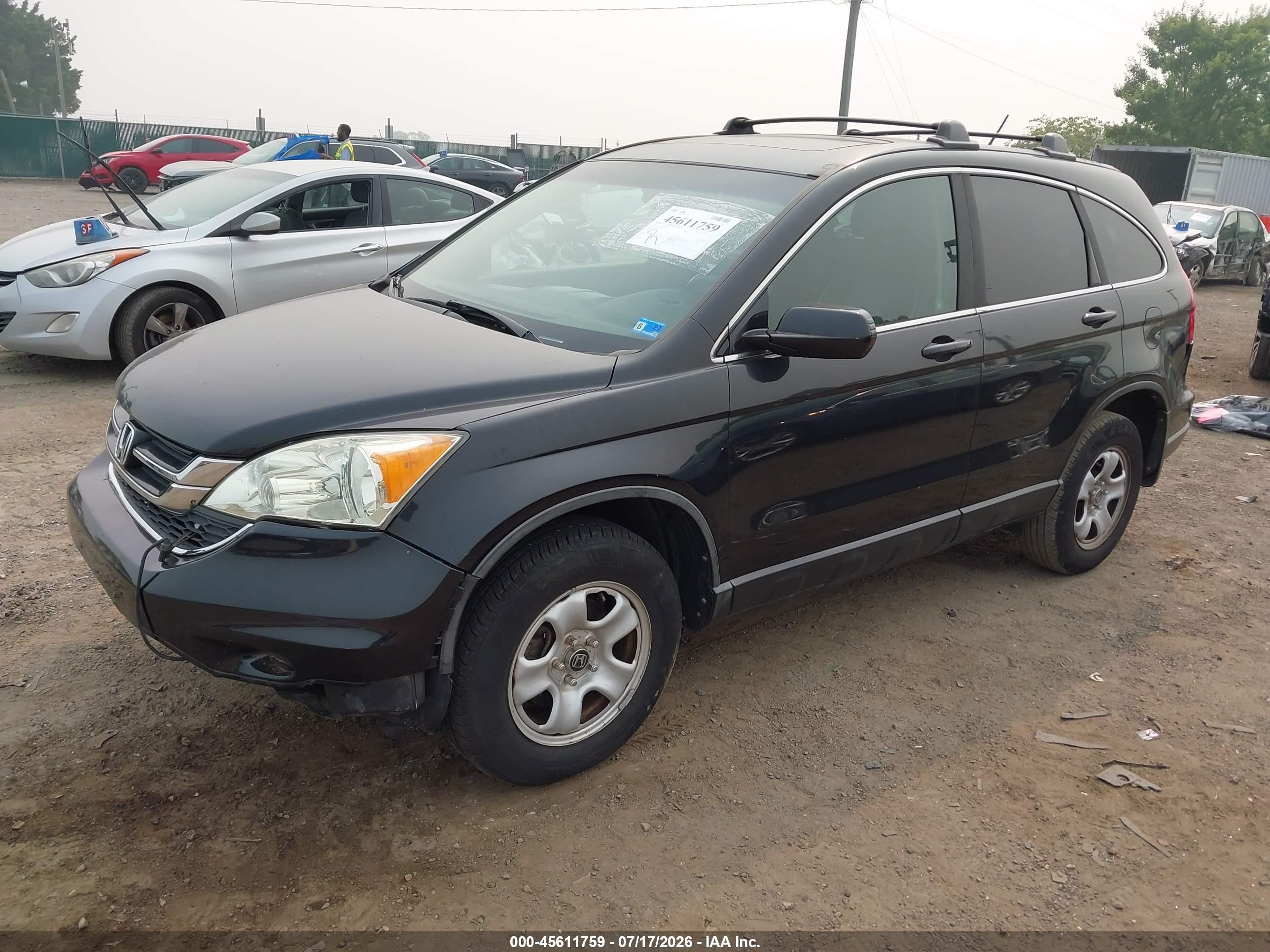 2011 Honda Cr-v Ex-l Black vin: 5J6RE4H71BL055005