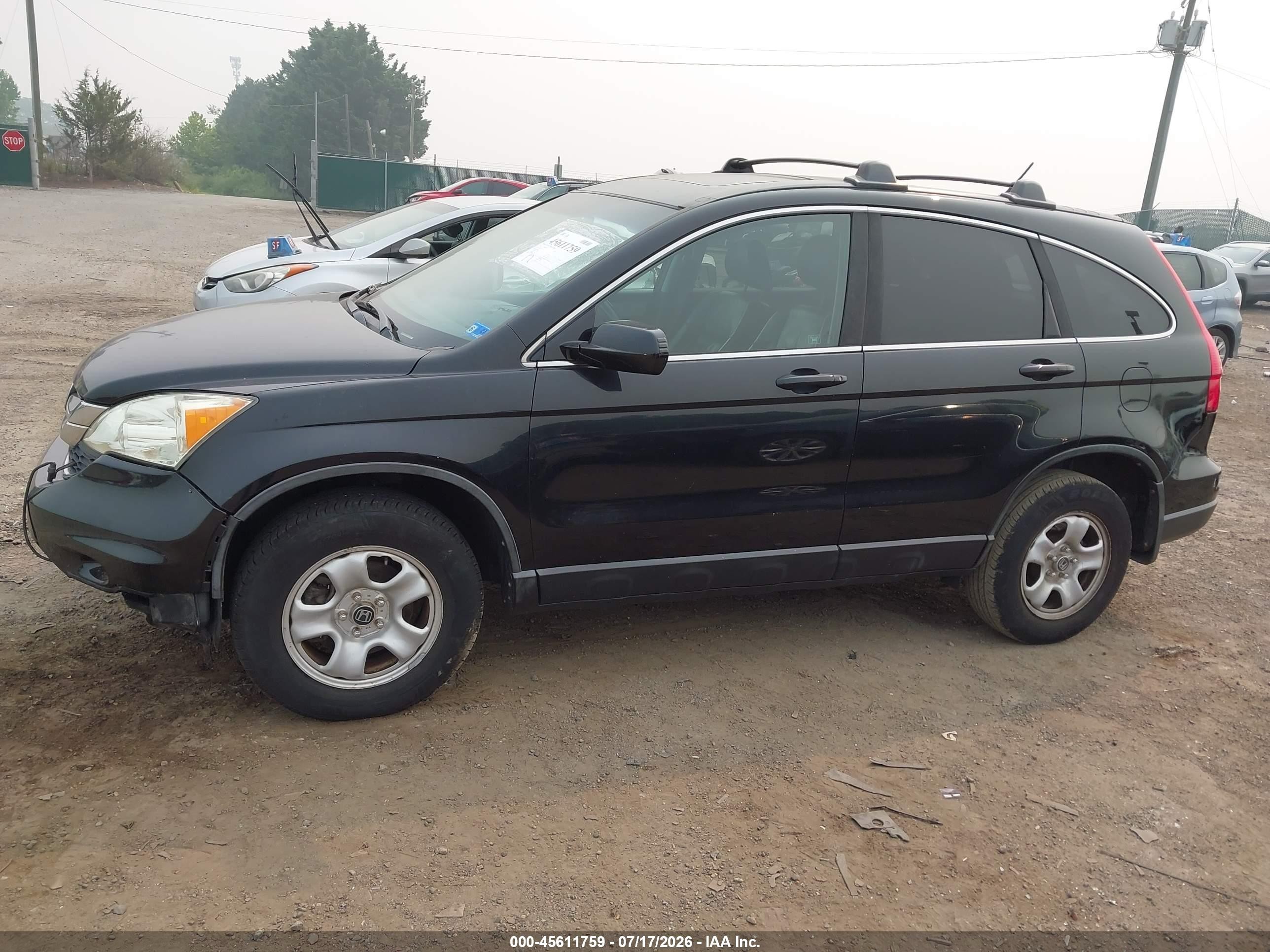 2011 Honda Cr-v Ex-l Black vin: 5J6RE4H71BL055005