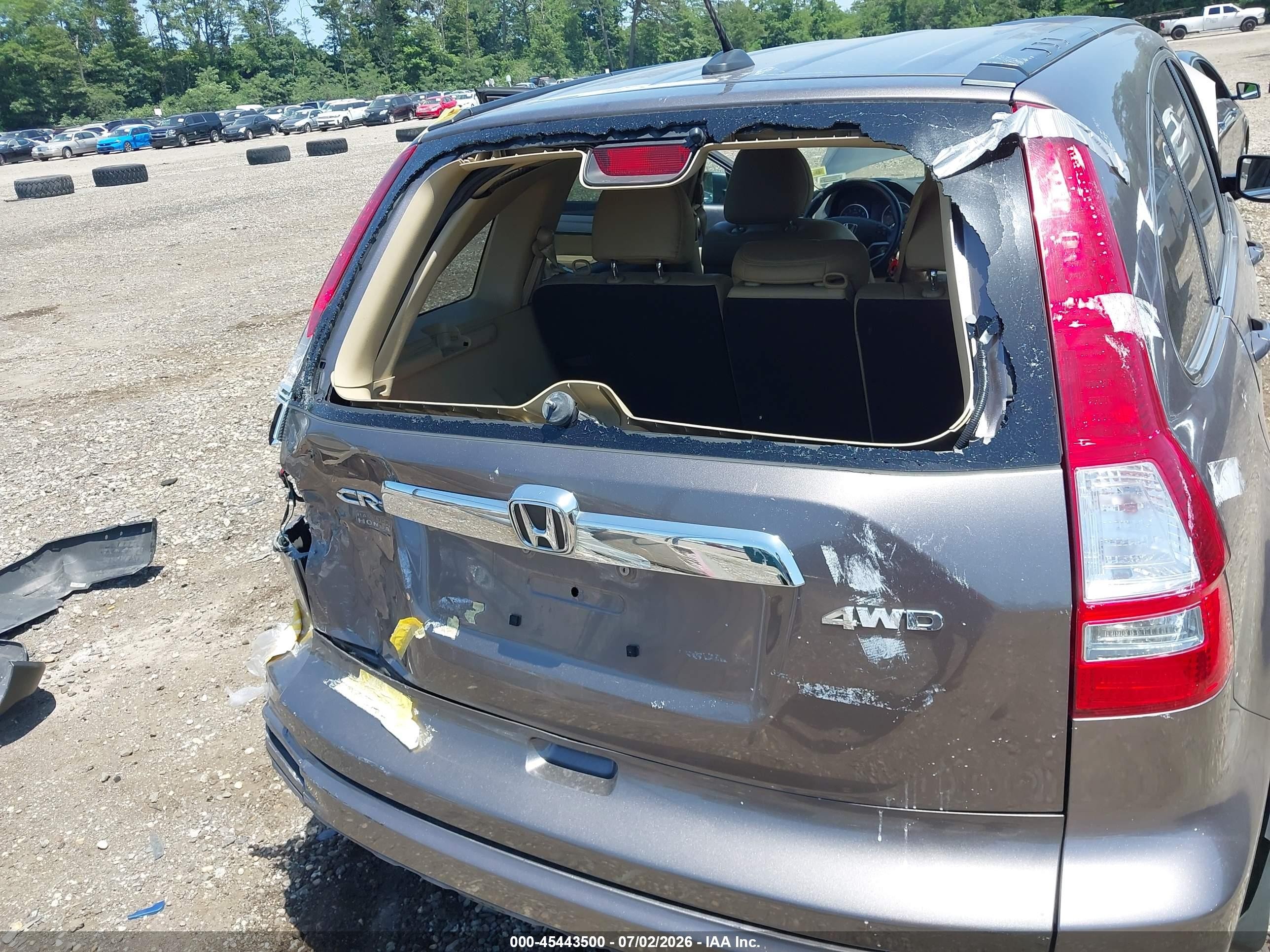 2011 Honda Cr-v Ex-l Silver vin: 5J6RE4H71BL066067