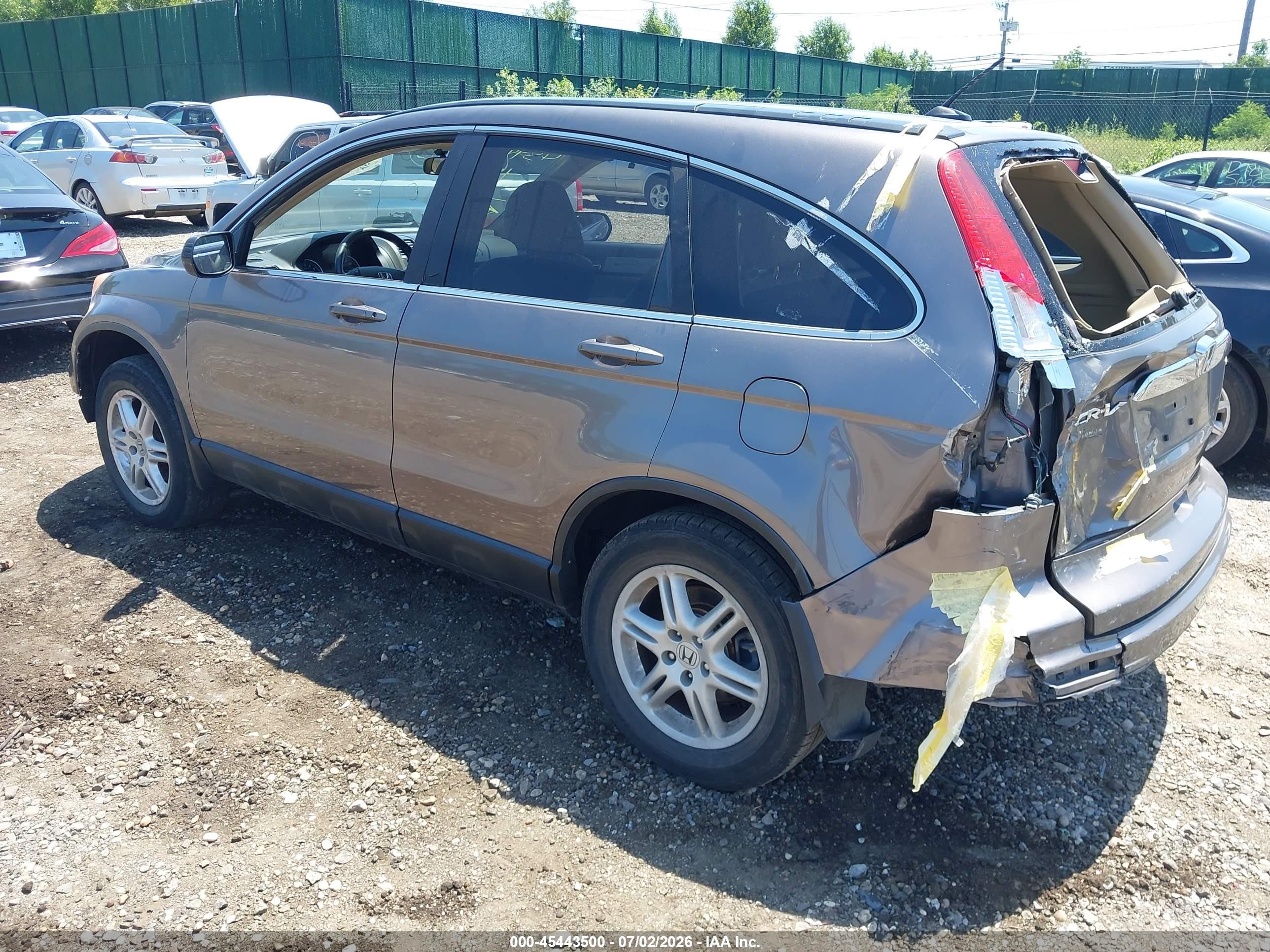 2011 Honda Cr-v Ex-l Silver vin: 5J6RE4H71BL066067