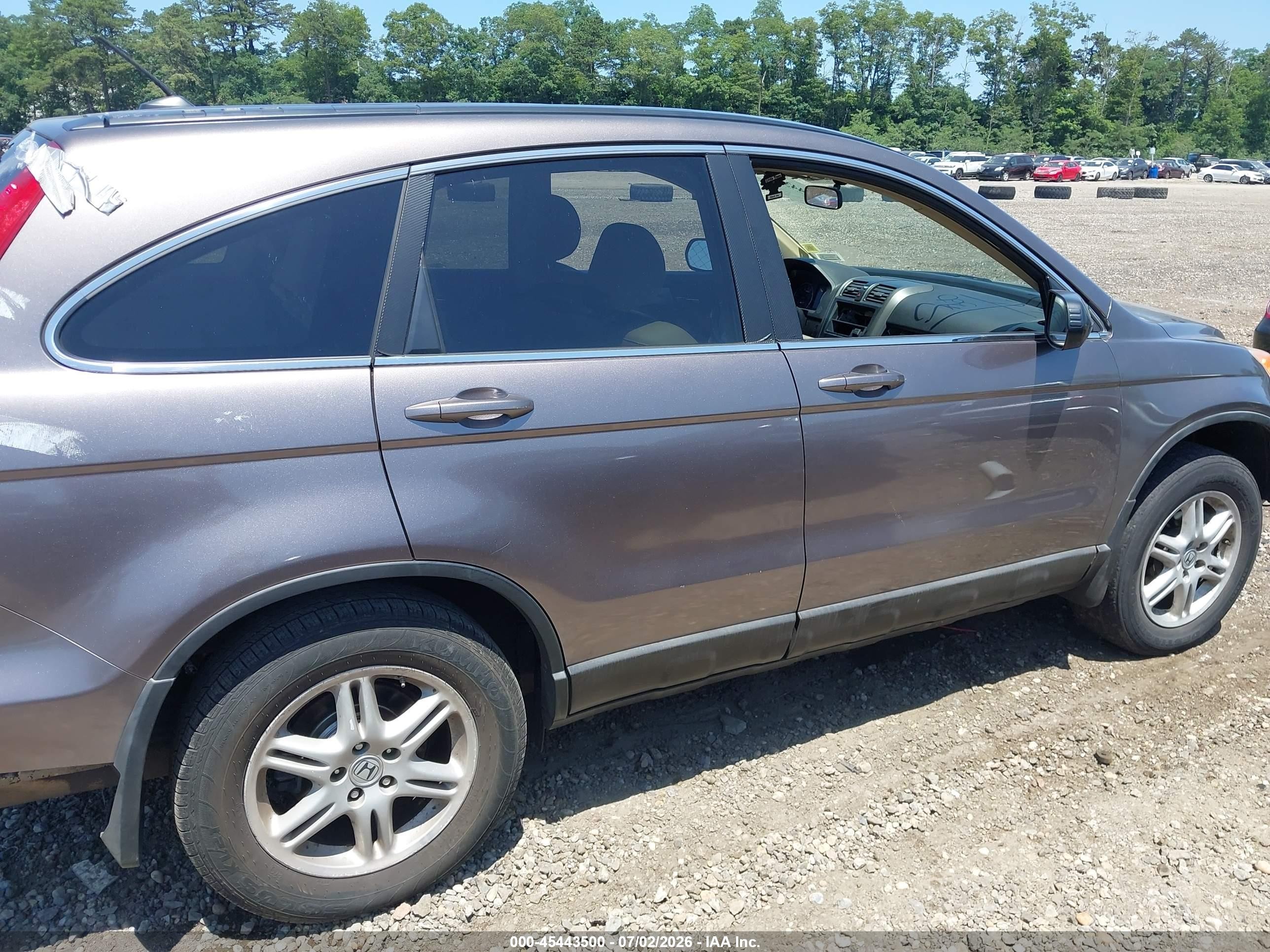 2011 Honda Cr-v Ex-l Silver vin: 5J6RE4H71BL066067