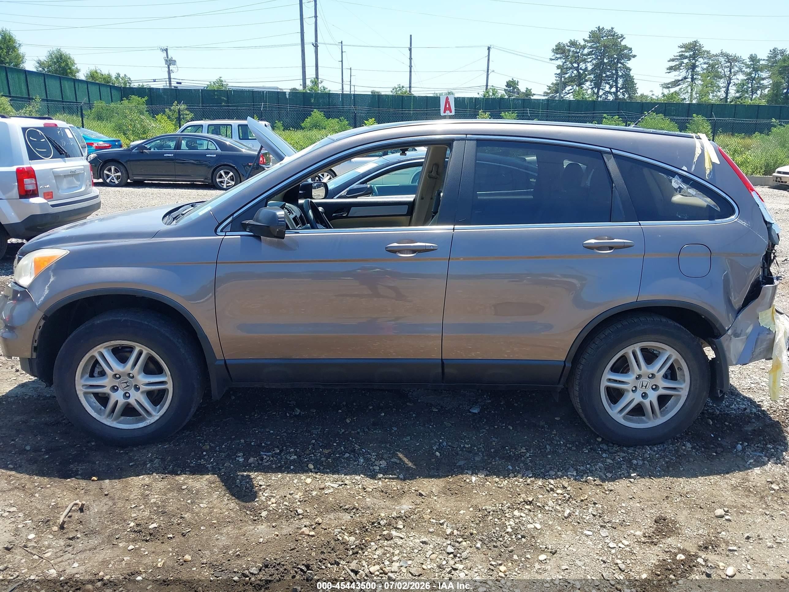 2011 Honda Cr-v Ex-l Silver vin: 5J6RE4H71BL066067