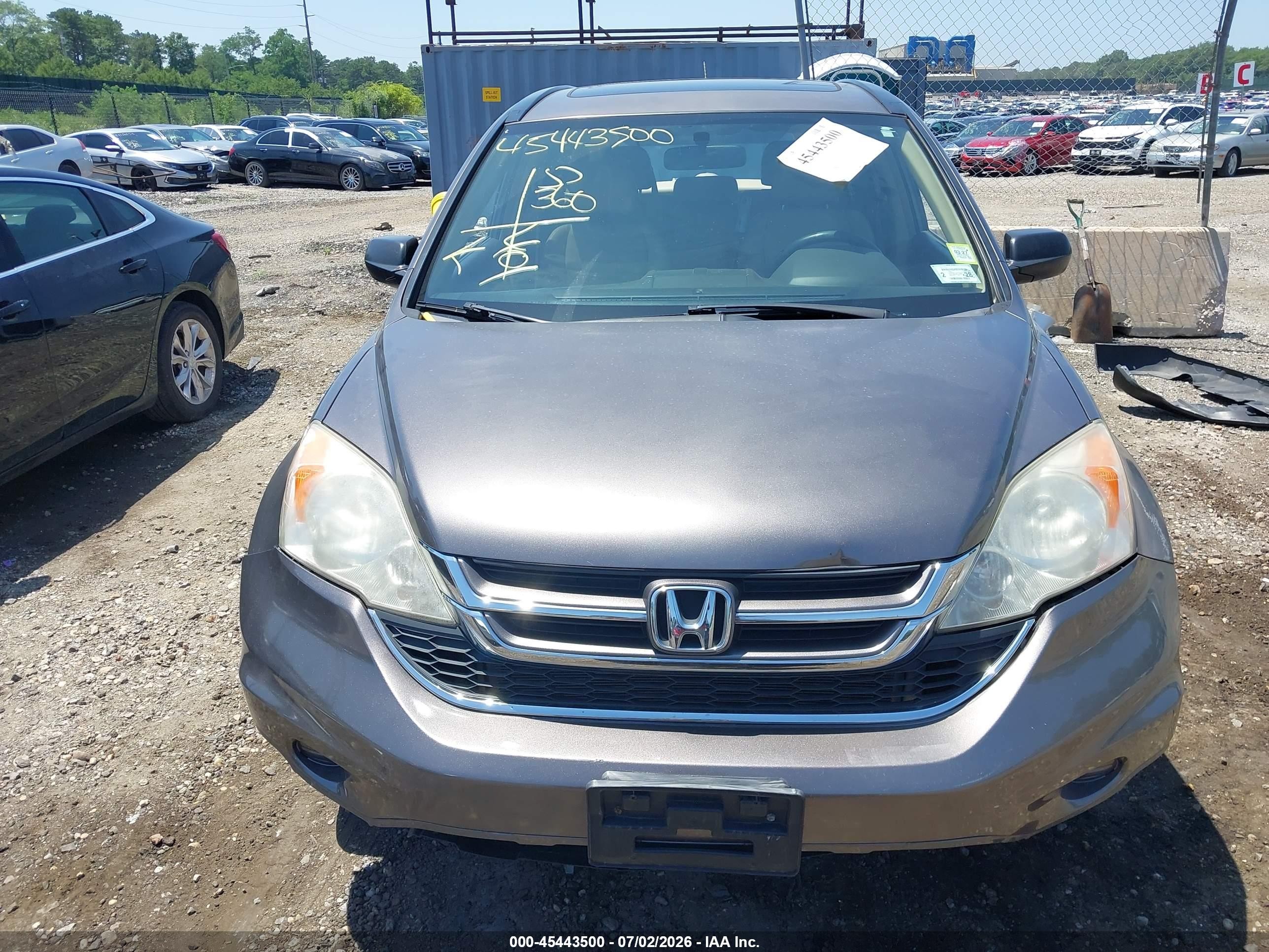 2011 Honda Cr-v Ex-l Silver vin: 5J6RE4H71BL066067