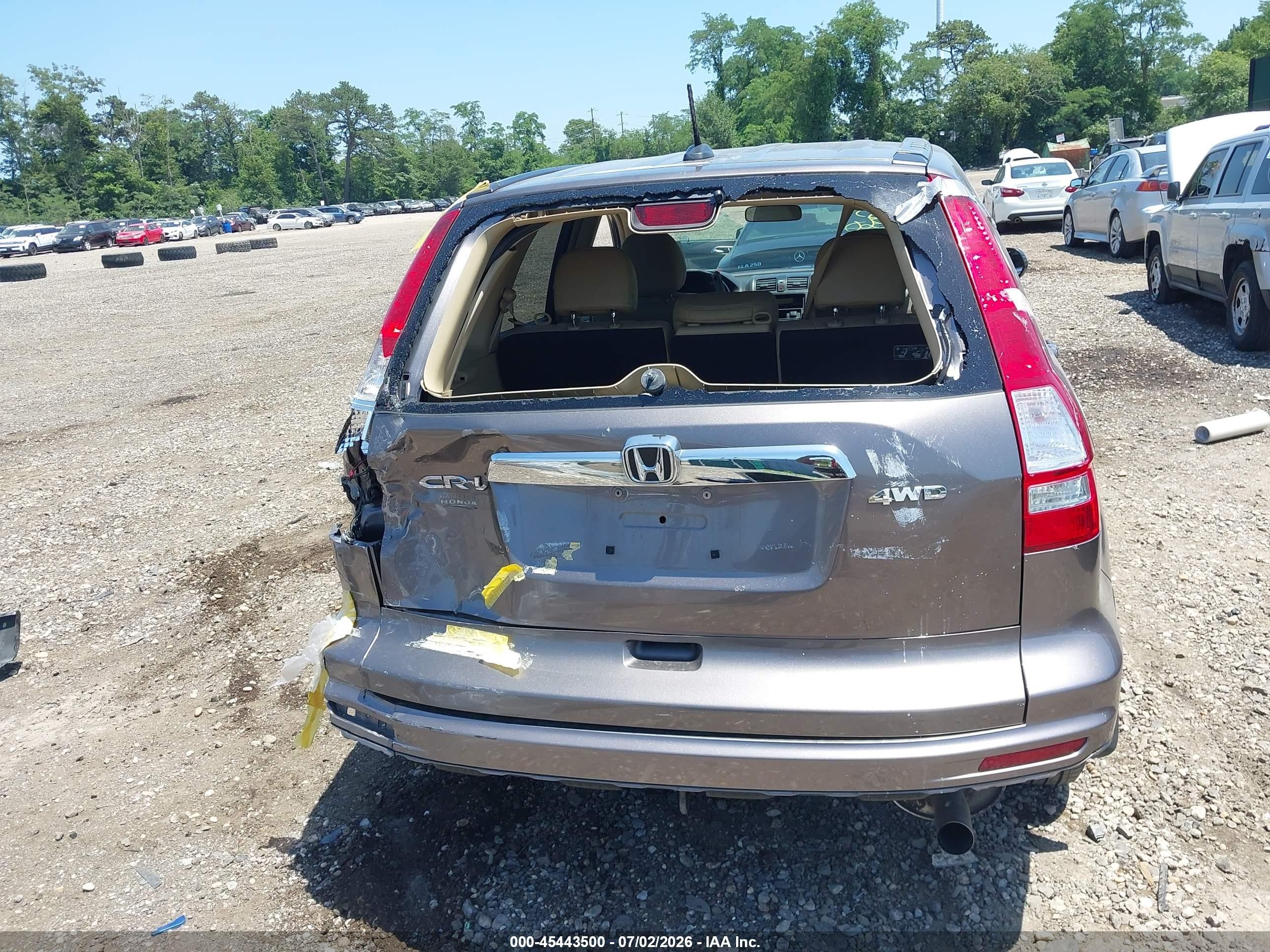 2011 Honda Cr-v Ex-l Silver vin: 5J6RE4H71BL066067