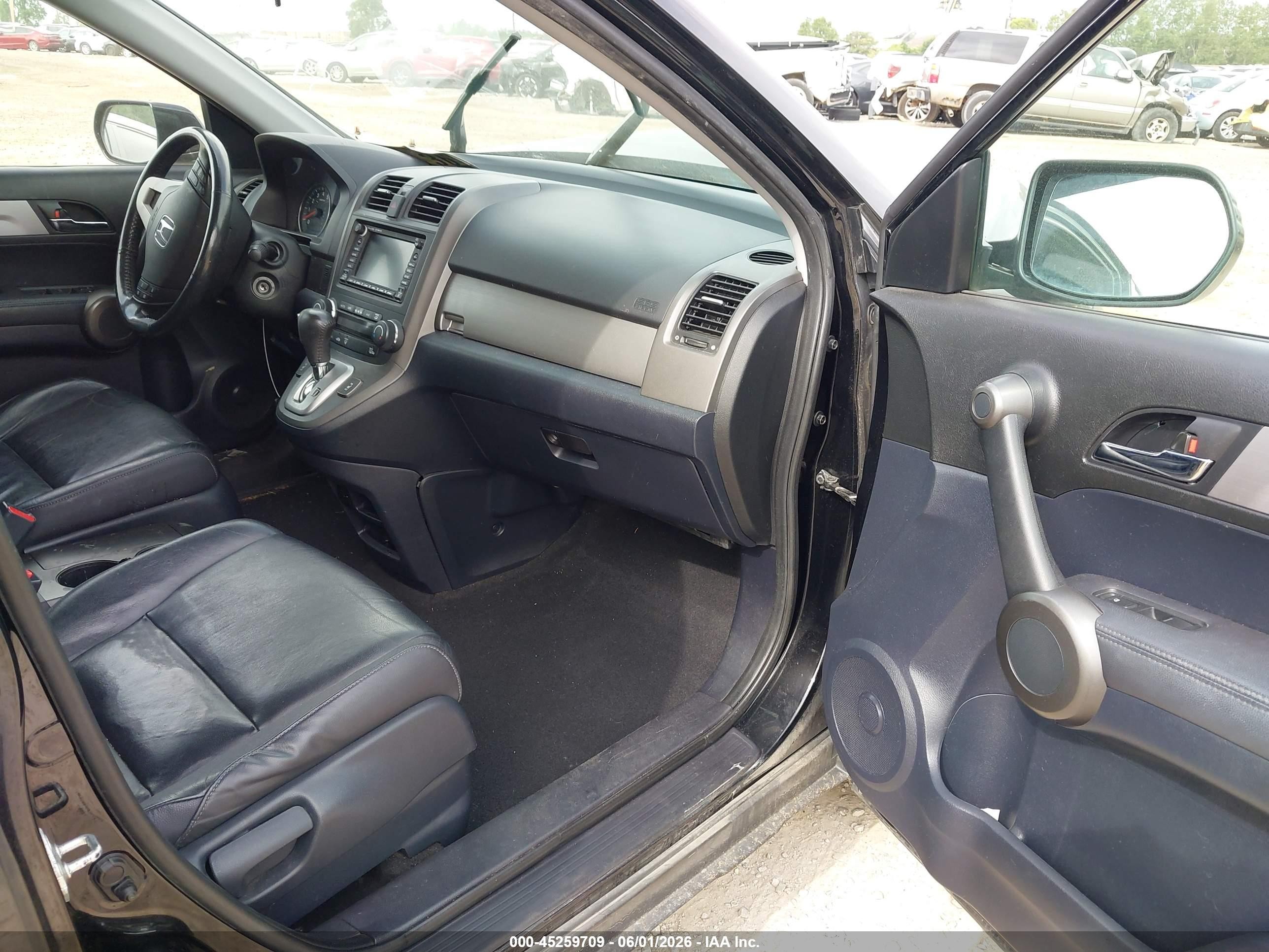 2011 Honda Cr-v Ex-l Black vin: 5J6RE4H71BL092491