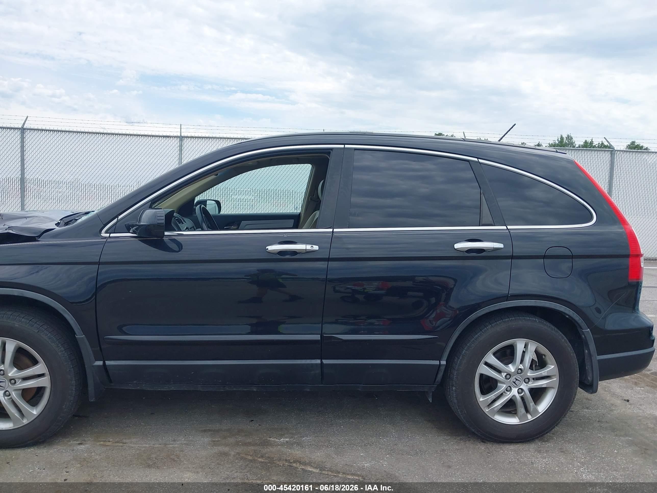 2011 Honda Cr-v Ex-l Black vin: 5J6RE4H71BL102257