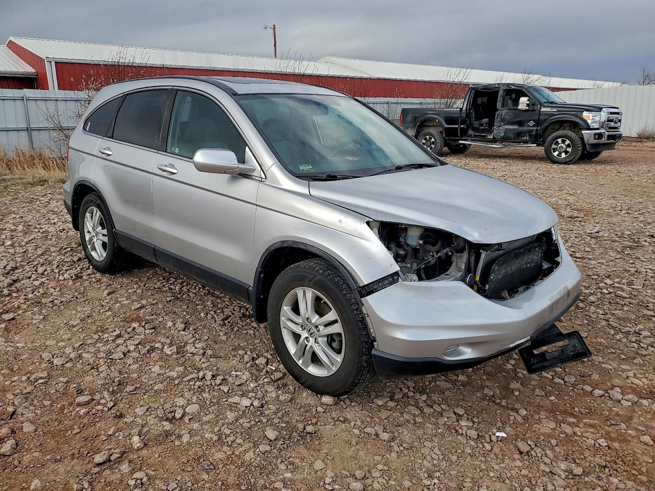 2011 Honda Cr-v Exl Silver vin: 5J6RE4H71BL108544