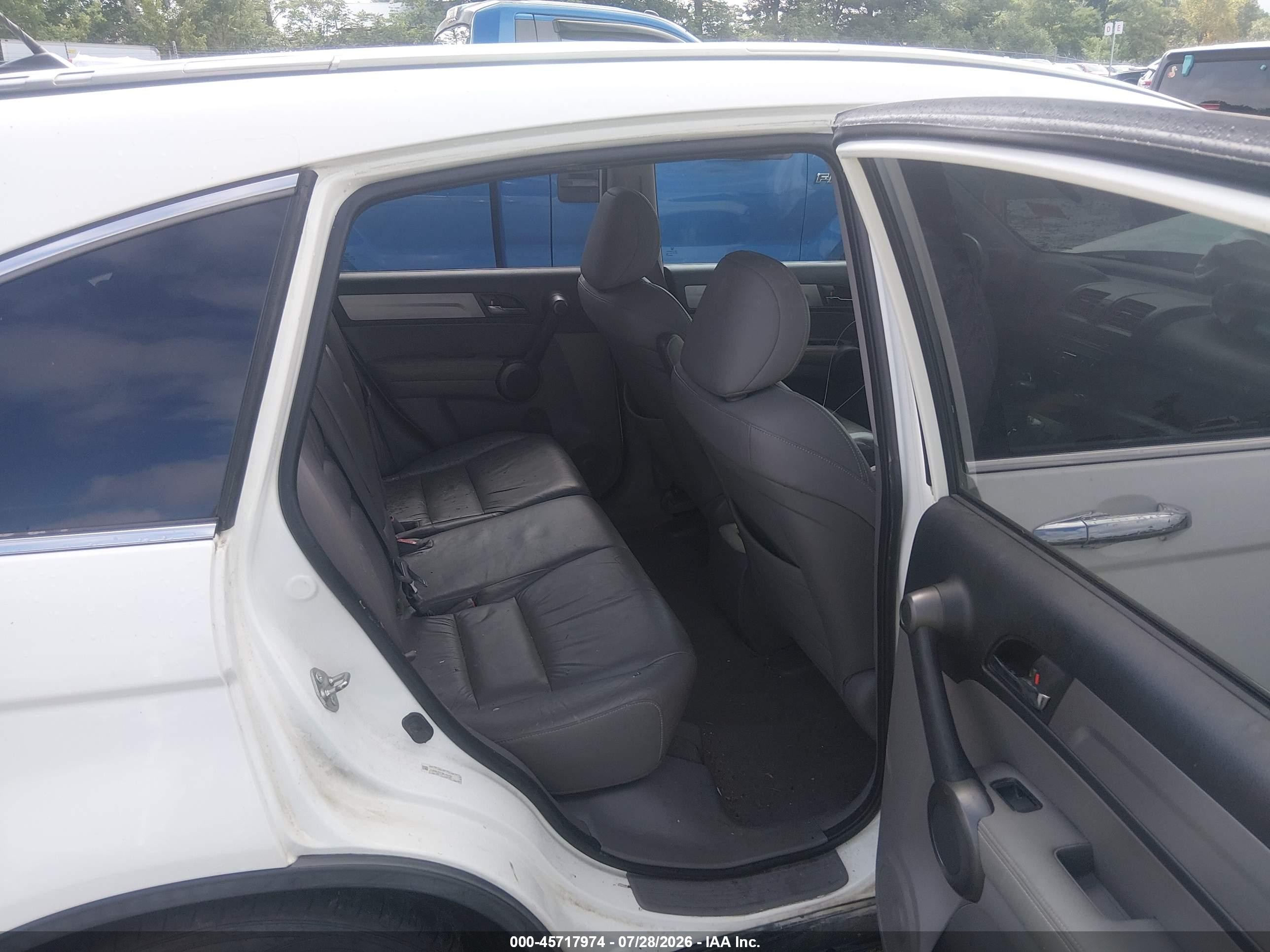 2011 Honda Cr-v Ex-l White vin: 5J6RE4H71BL122797