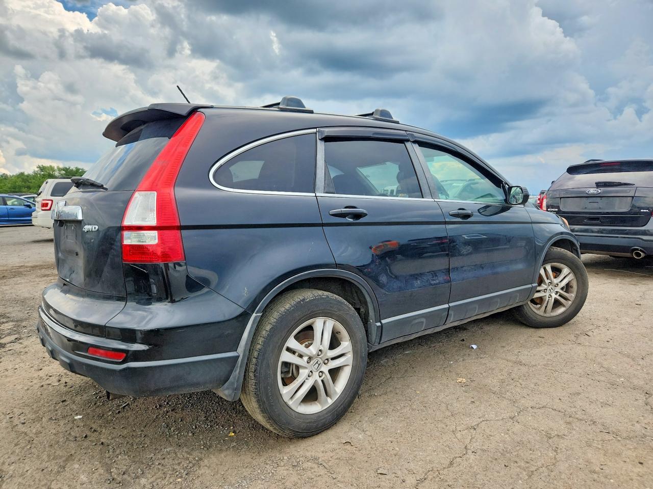 2010 Honda Cr-v Exl Black vin: 5J6RE4H72AL003462