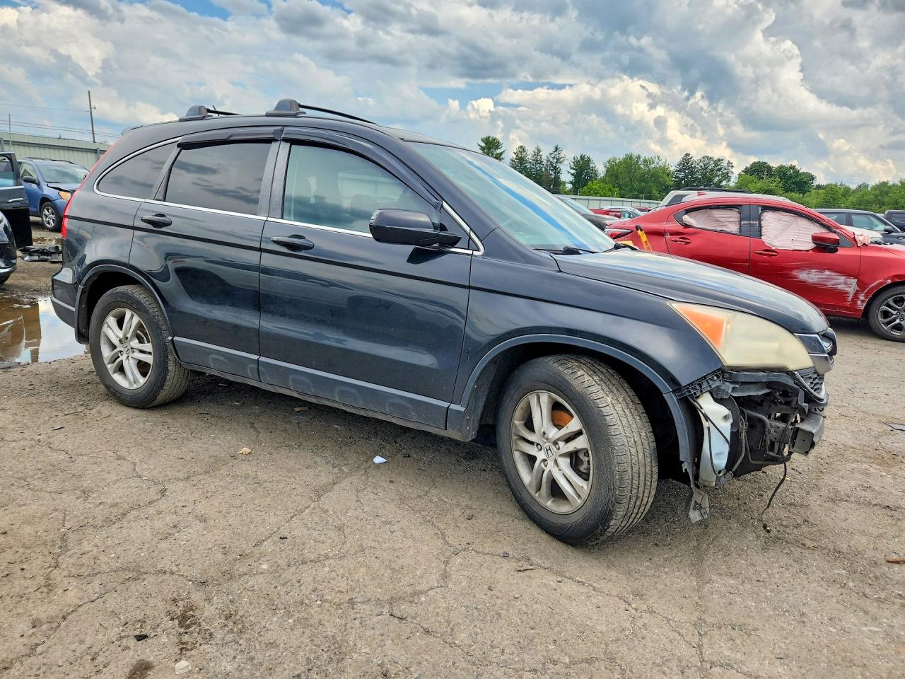 2010 Honda Cr-v Exl Black vin: 5J6RE4H72AL003462