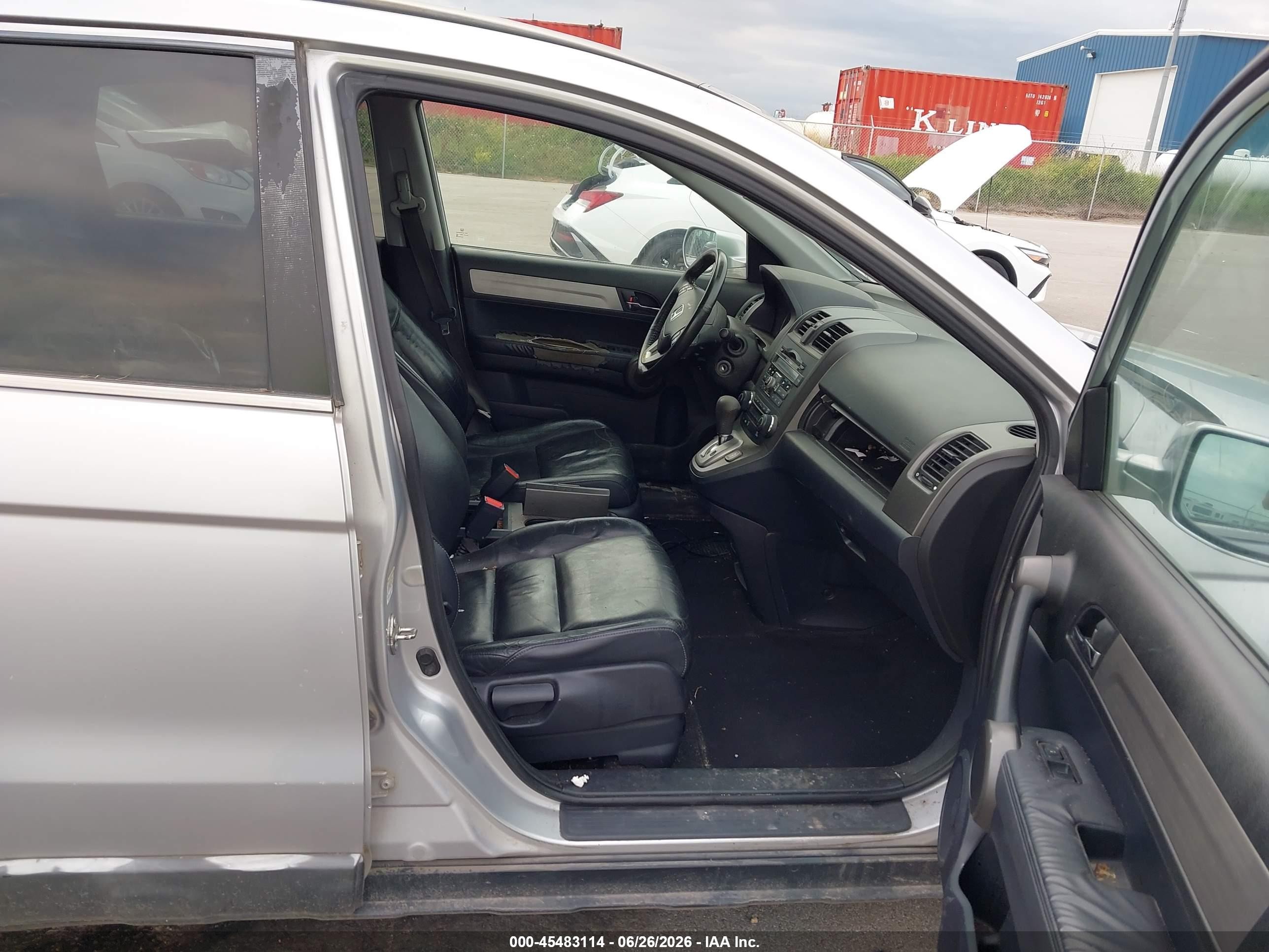 2010 Honda Cr-v Ex-l Silver vin: 5J6RE4H72AL007415