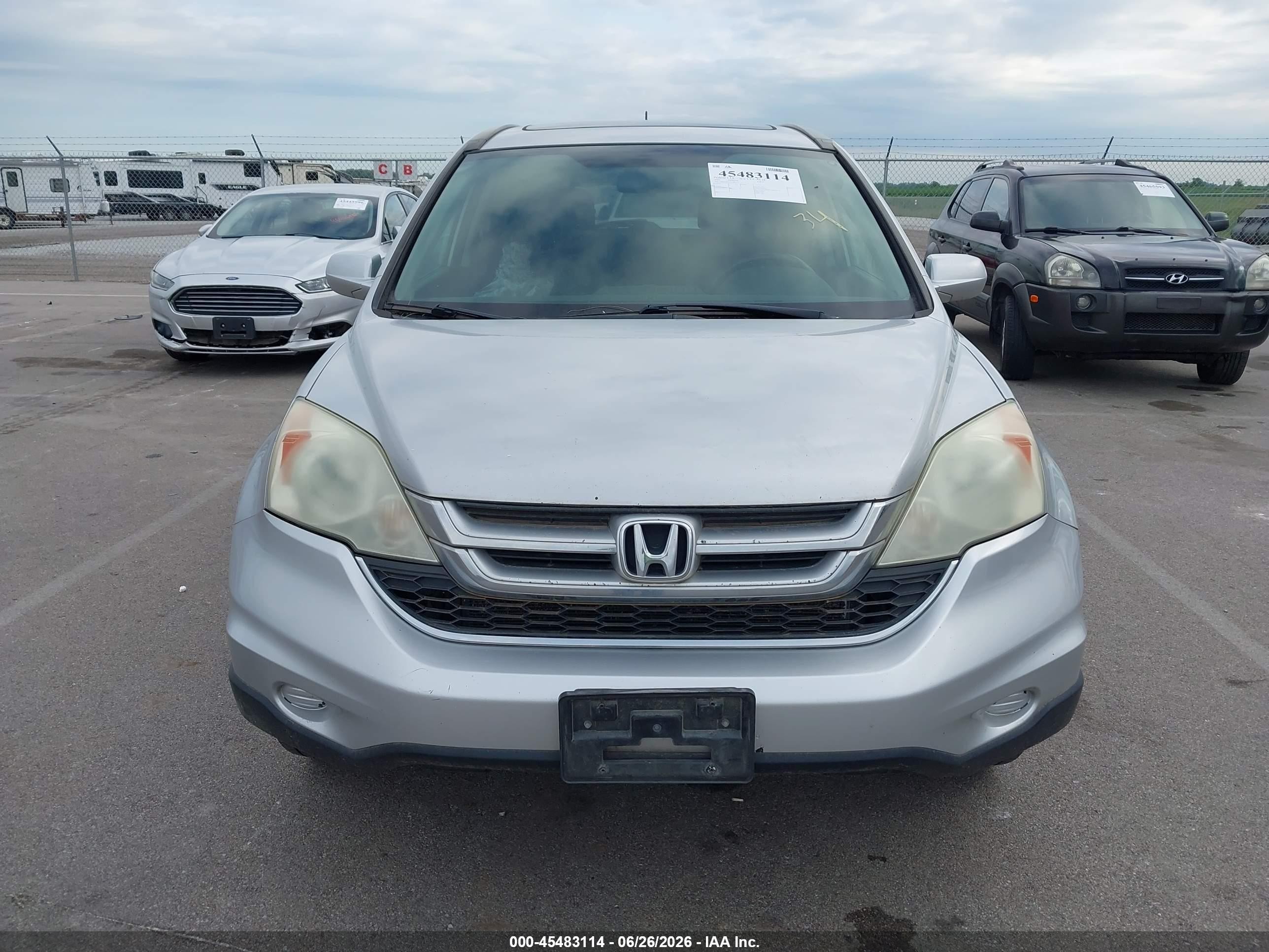 2010 Honda Cr-v Ex-l Silver vin: 5J6RE4H72AL007415