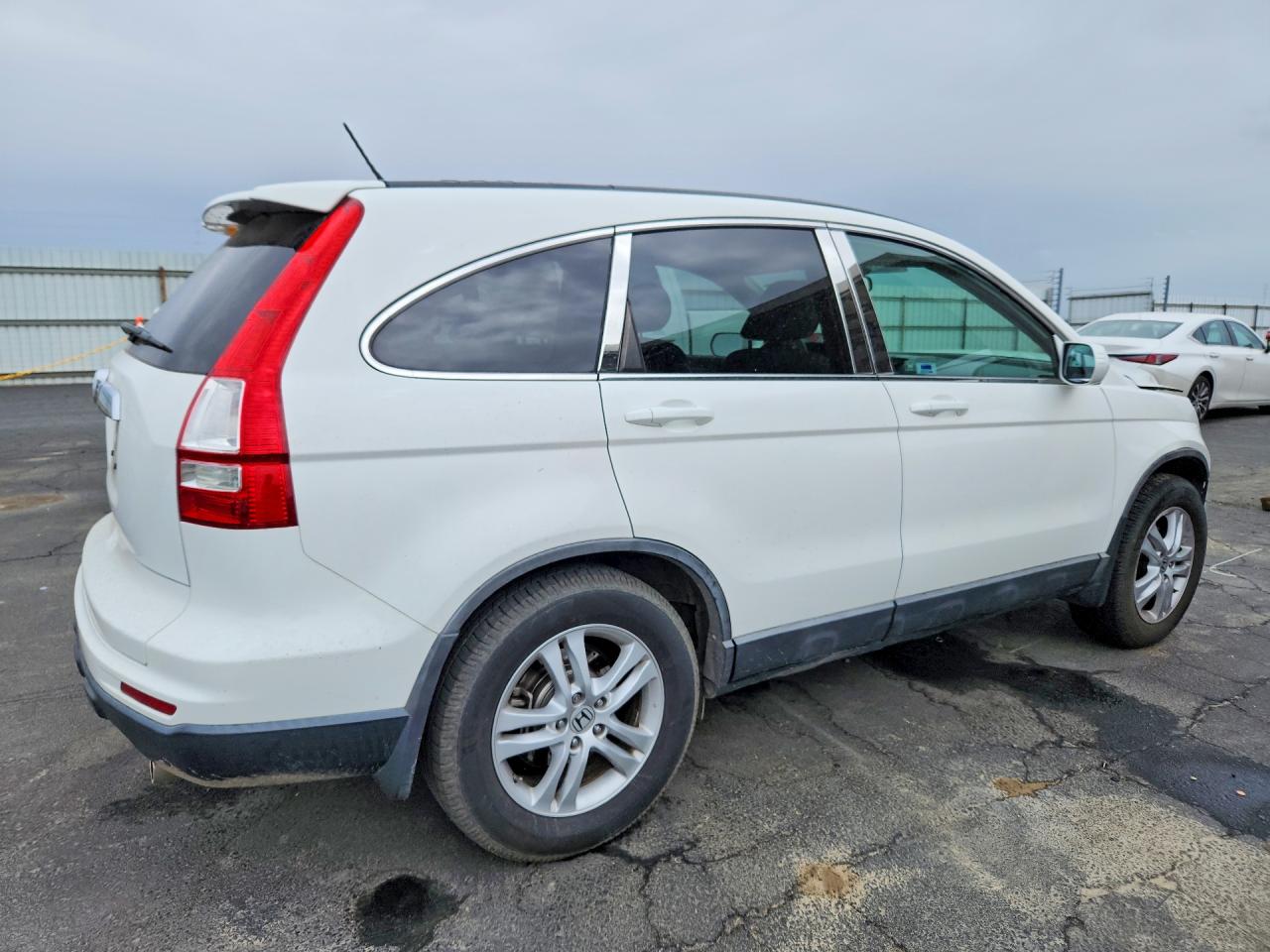 2010 Honda Cr-v Exl White vin: 5J6RE4H72AL008239