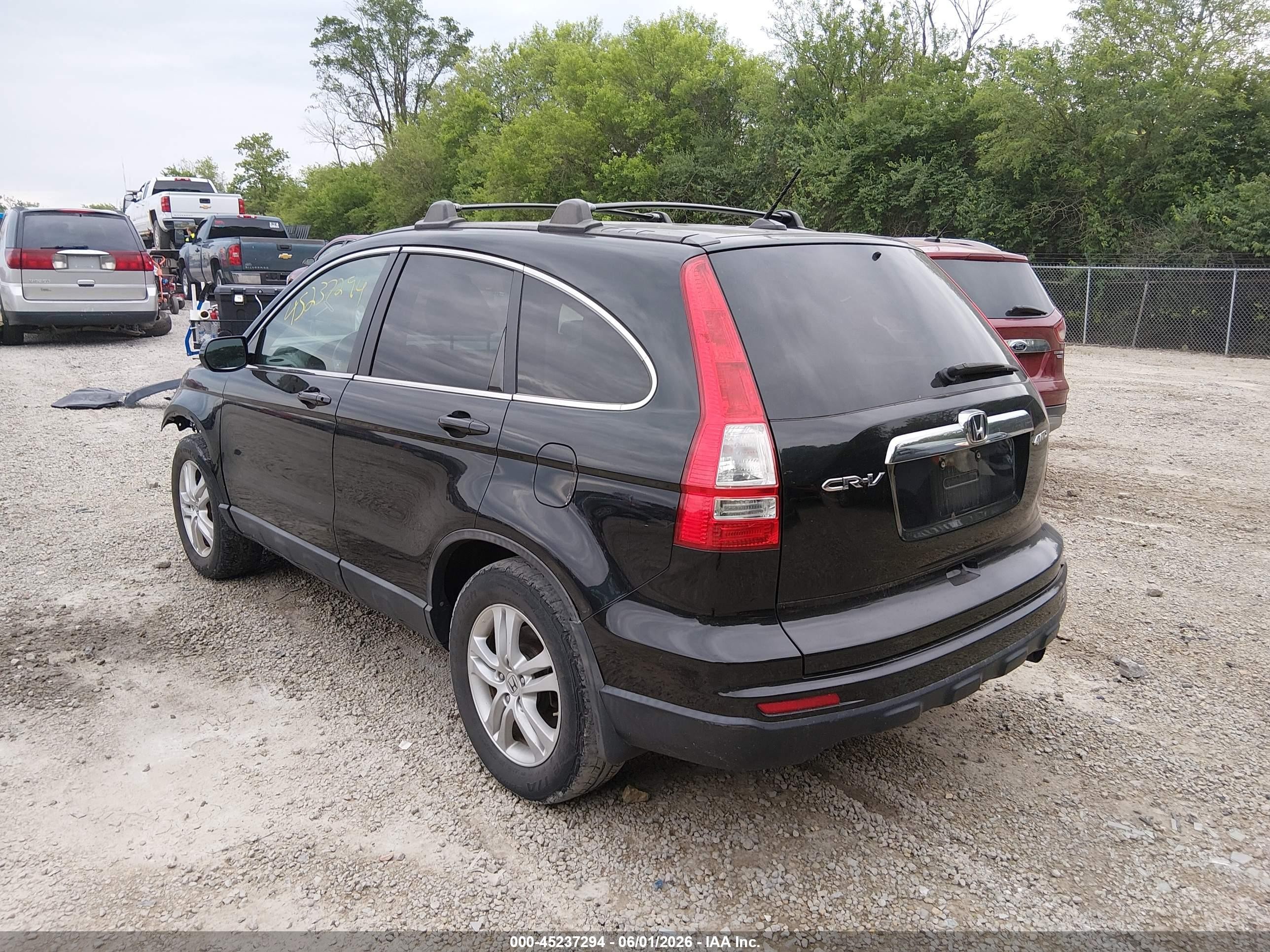 2010 Honda Cr-v Ex-l Black vin: 5J6RE4H72AL009522