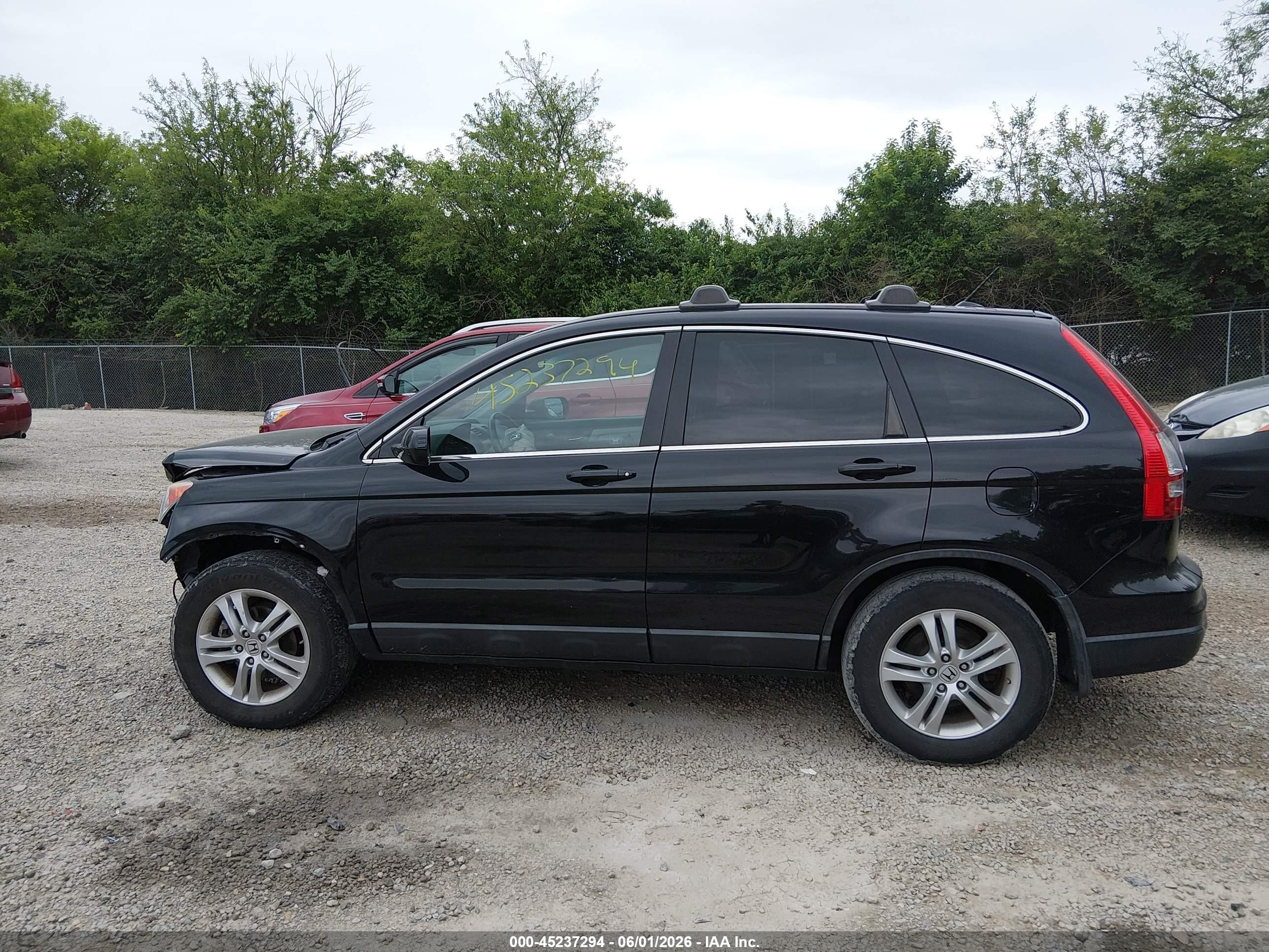 2010 Honda Cr-v Ex-l Black vin: 5J6RE4H72AL009522