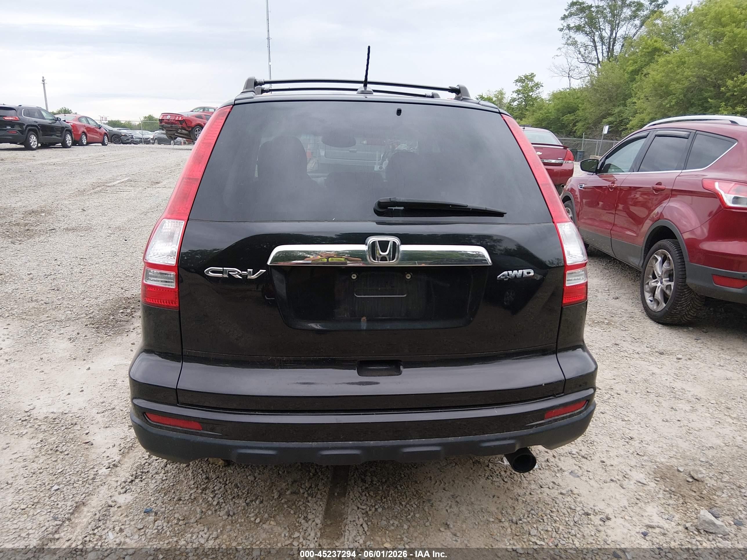 2010 Honda Cr-v Ex-l Black vin: 5J6RE4H72AL009522