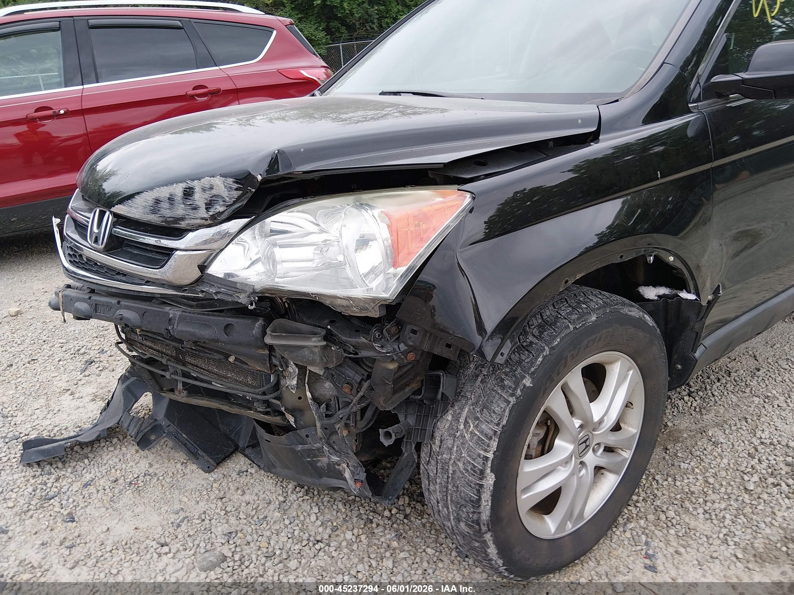 2010 Honda Cr-v Ex-l Black vin: 5J6RE4H72AL009522