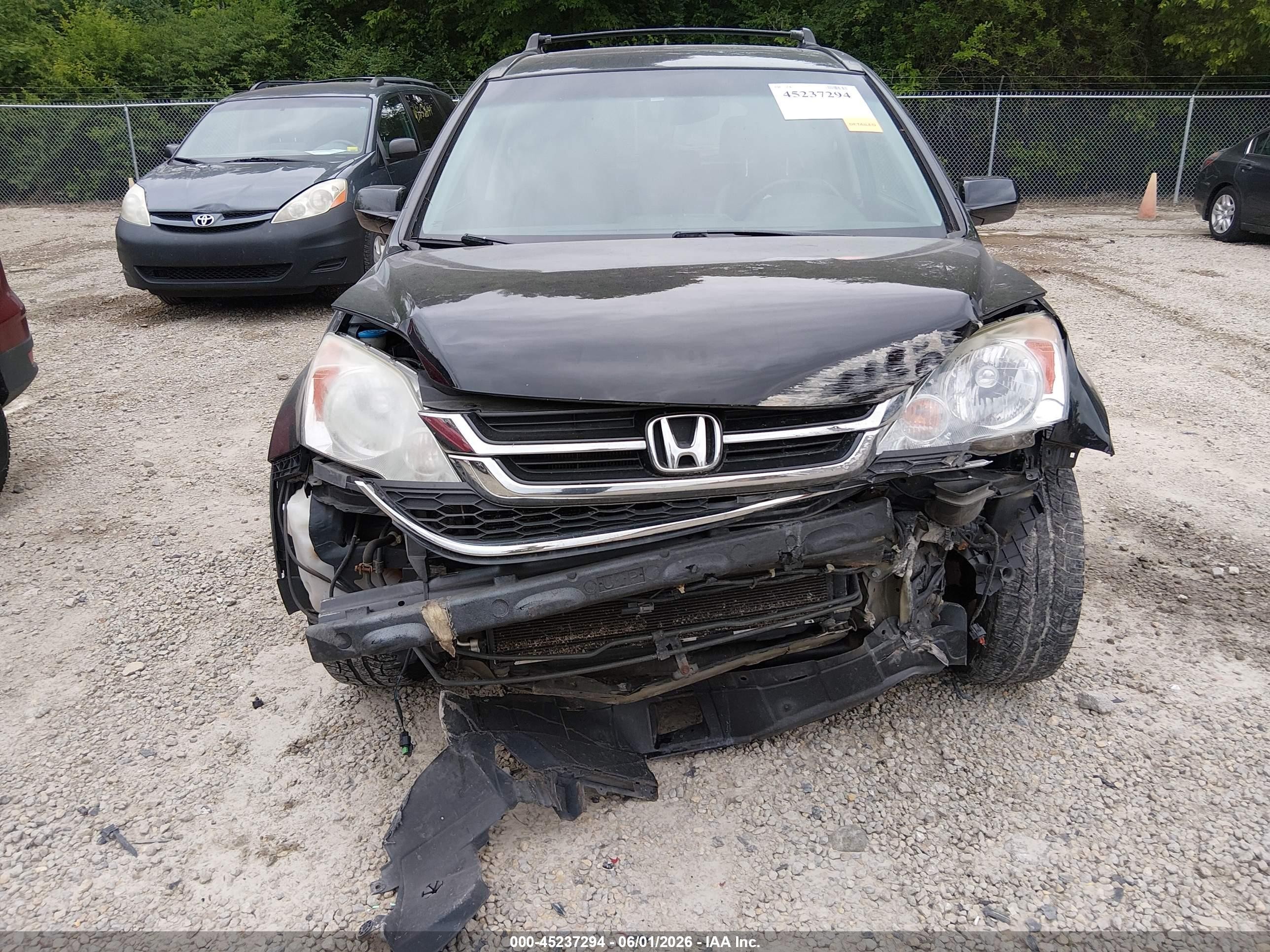 2010 Honda Cr-v Ex-l Black vin: 5J6RE4H72AL009522
