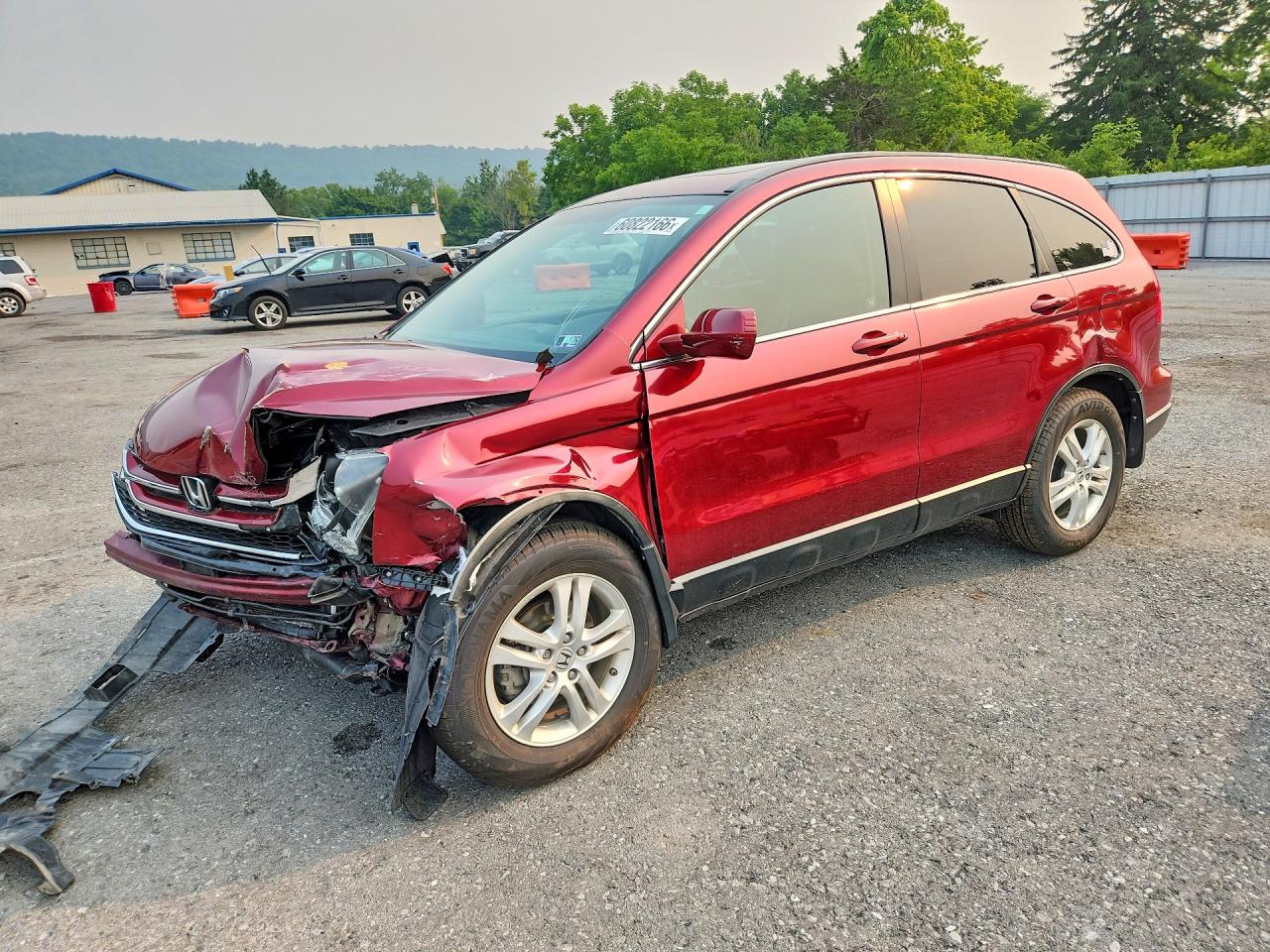 2010 Honda Cr-v Exl Red vin: 5J6RE4H72AL015952