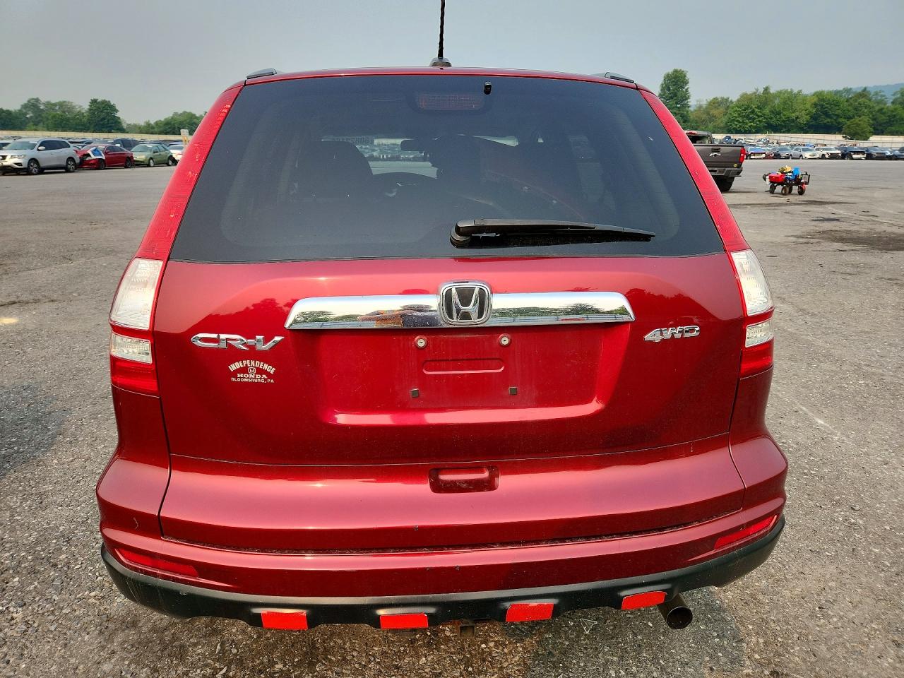 2010 Honda Cr-v Exl Red vin: 5J6RE4H72AL015952