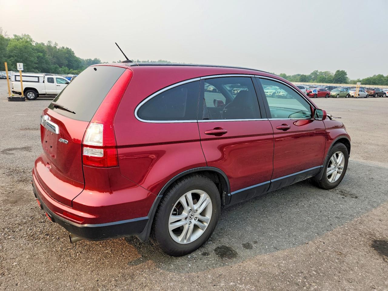 2010 Honda Cr-v Exl Red vin: 5J6RE4H72AL015952