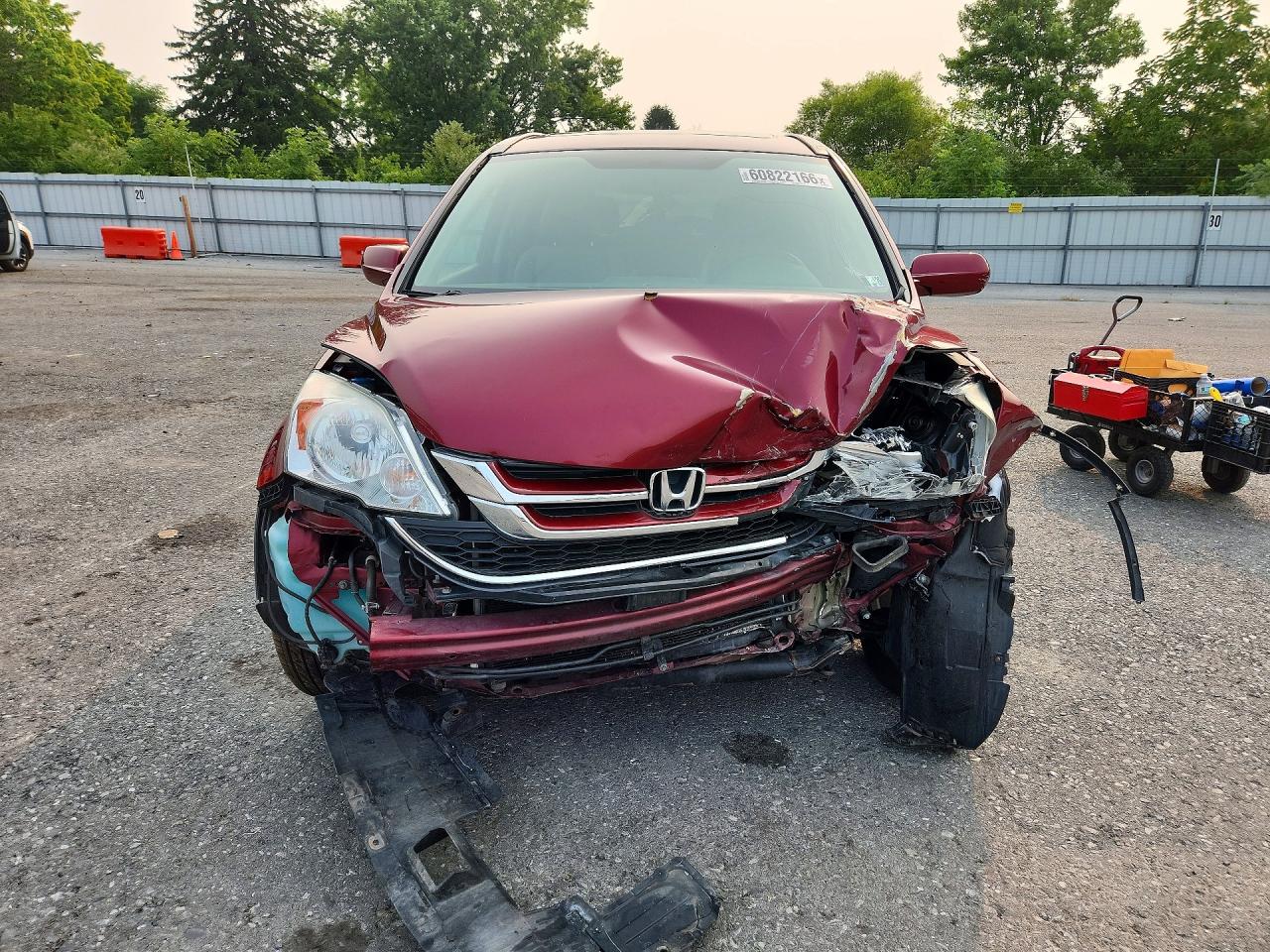 2010 Honda Cr-v Exl Red vin: 5J6RE4H72AL015952