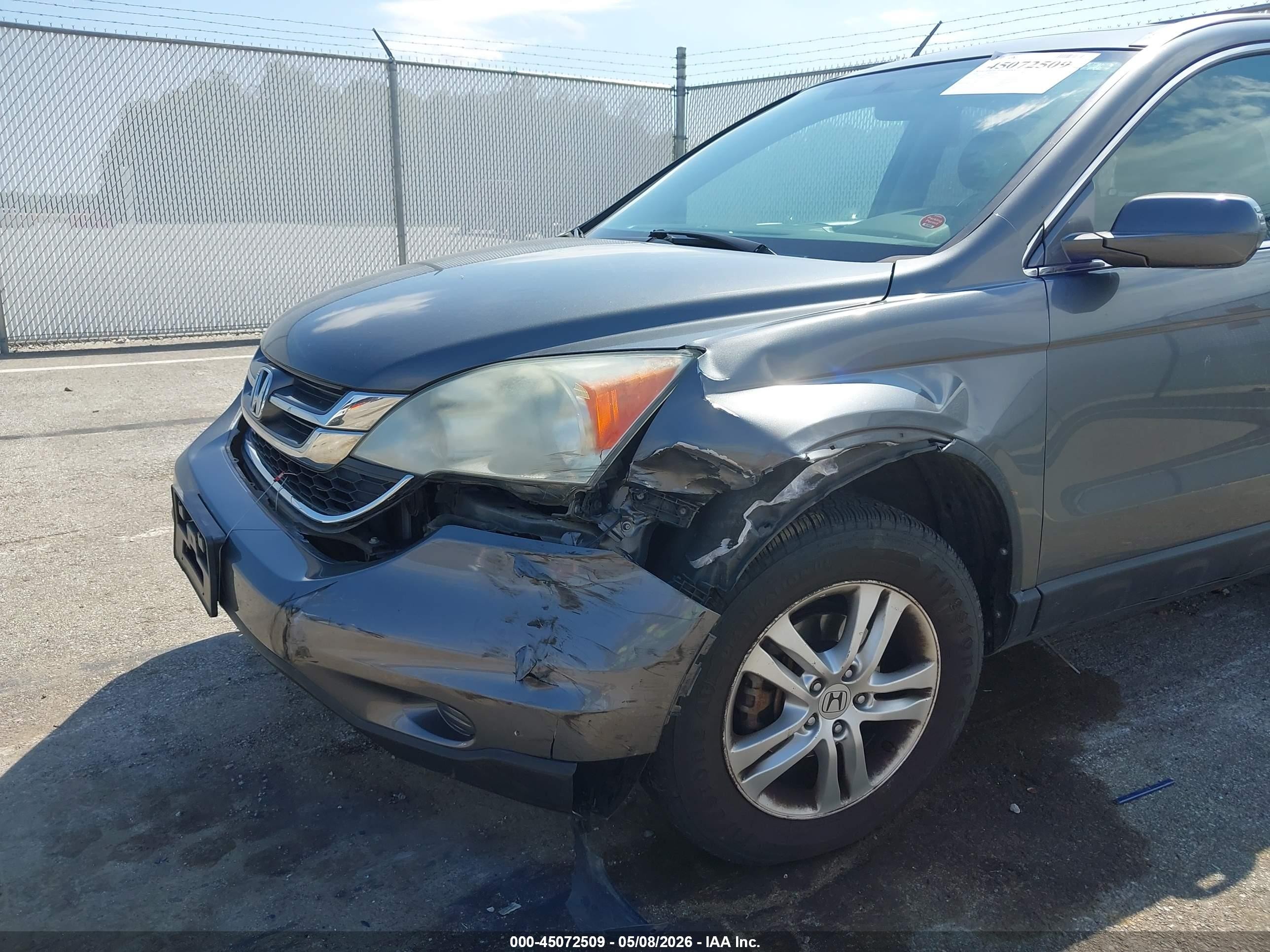 2010 Honda Cr-v Ex-l Серый vin: 5J6RE4H72AL032542