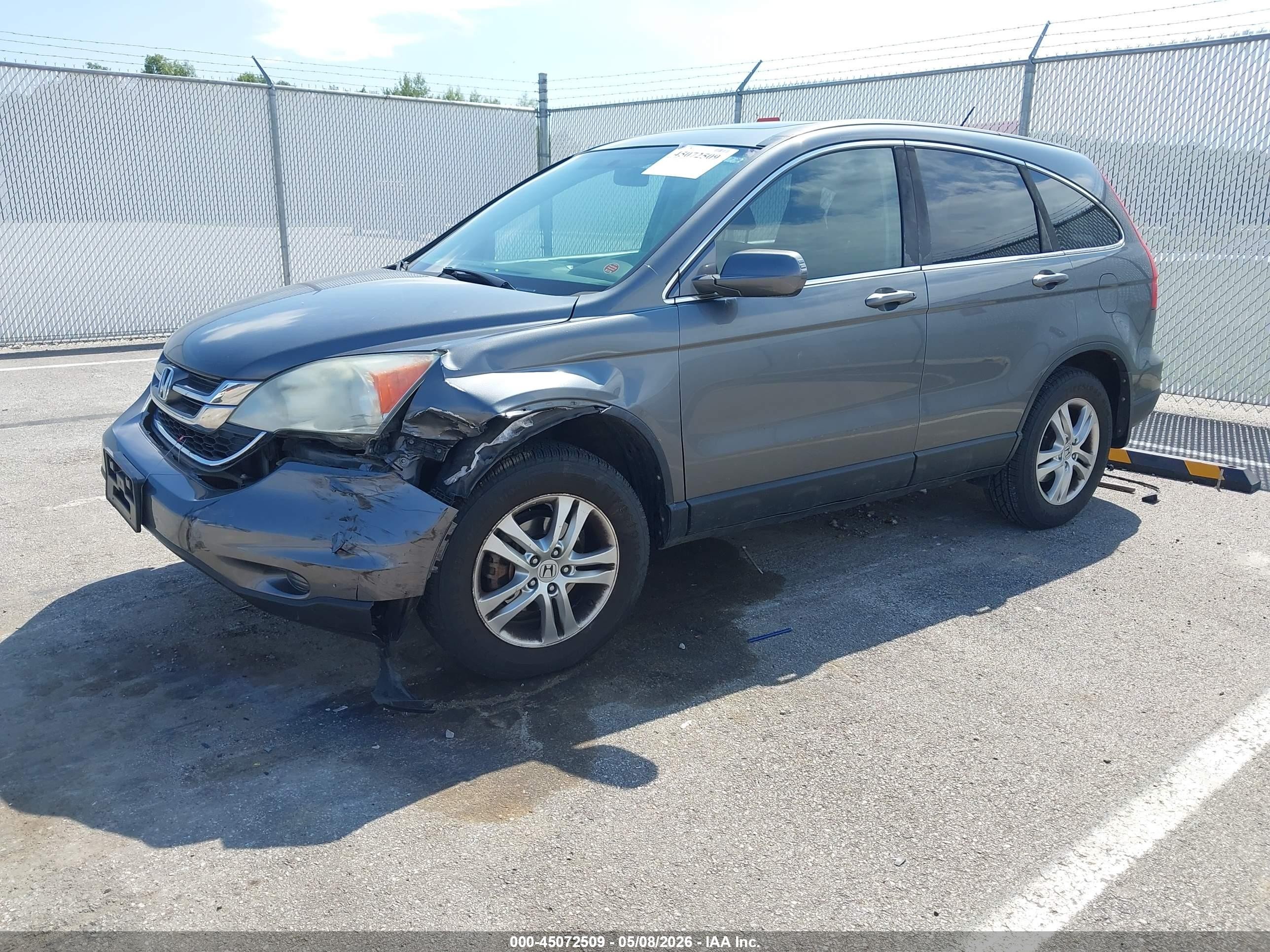2010 Honda Cr-v Ex-l Серый vin: 5J6RE4H72AL032542
