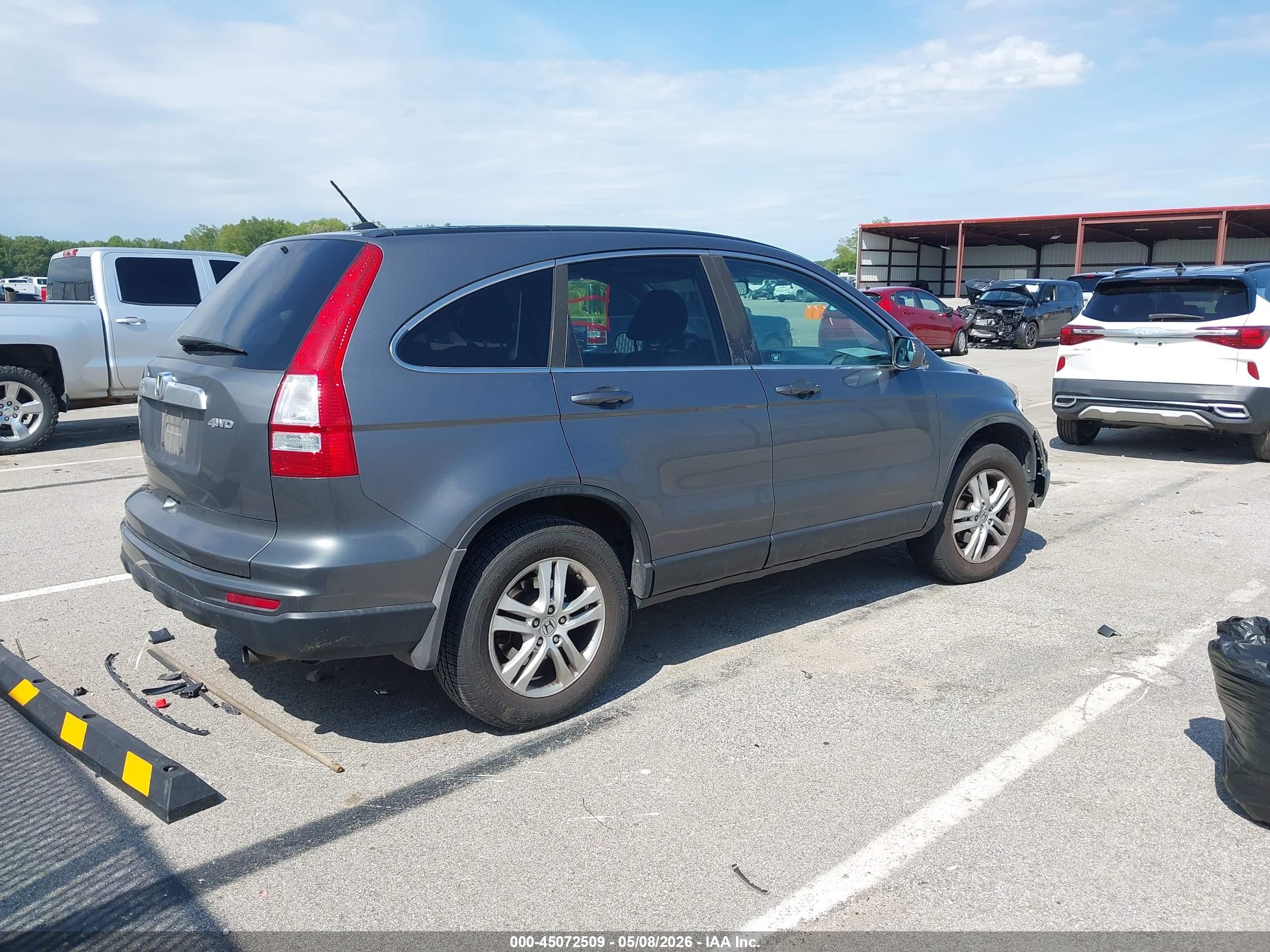 2010 Honda Cr-v Ex-l Серый vin: 5J6RE4H72AL032542