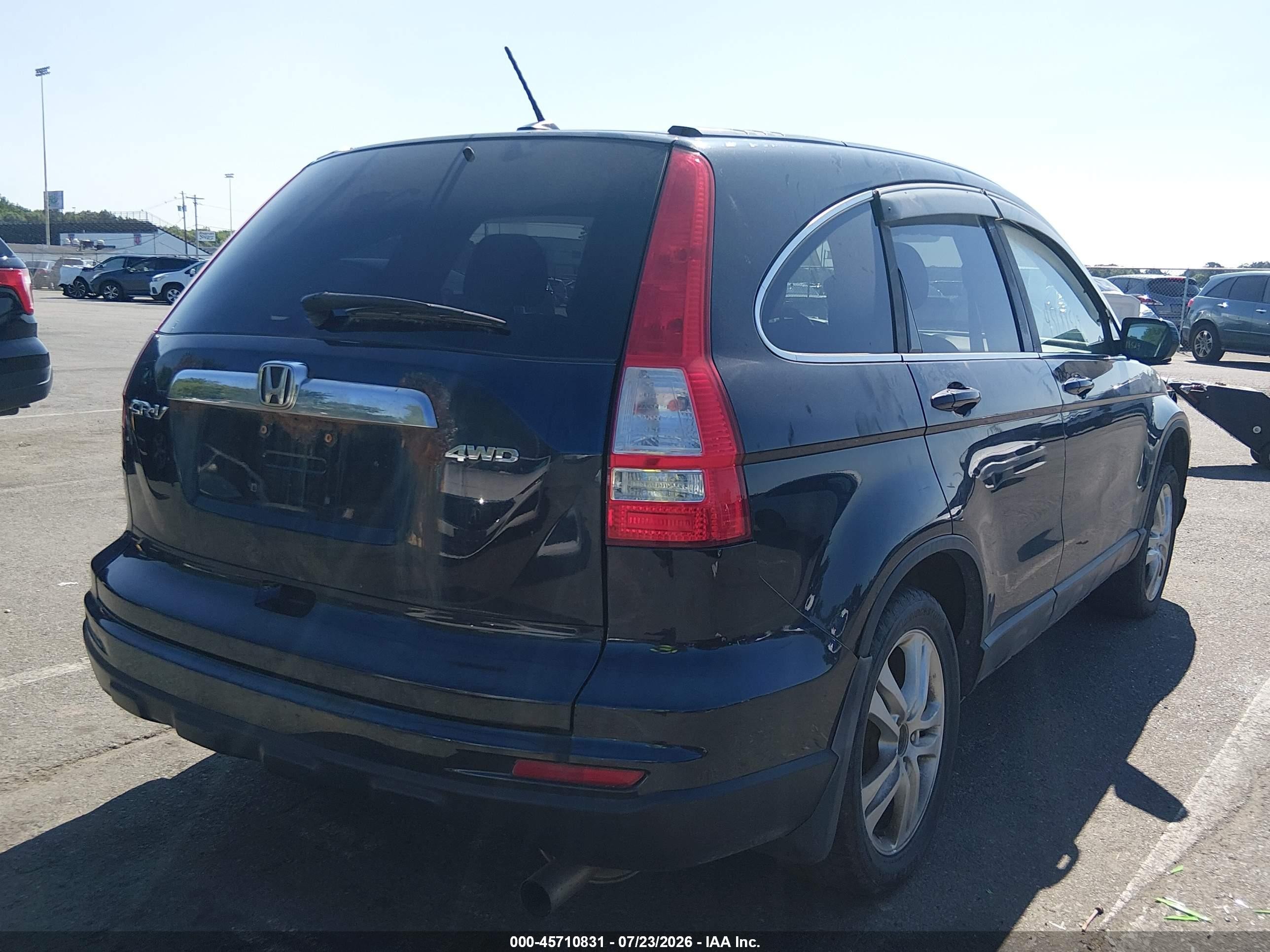 2010 Honda Cr-v Ex-l Черный vin: 5J6RE4H72AL036641