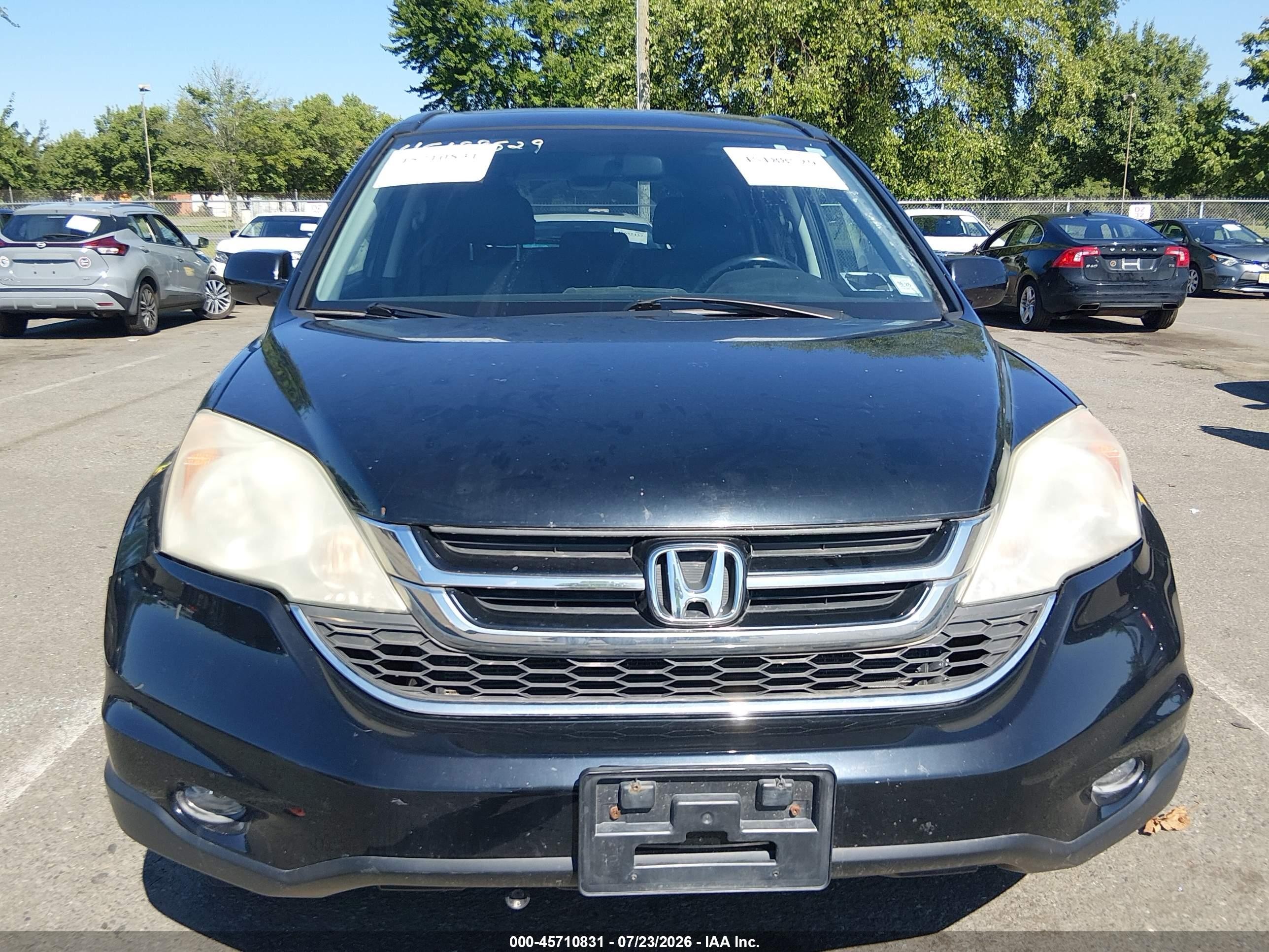 2010 Honda Cr-v Ex-l Черный vin: 5J6RE4H72AL036641