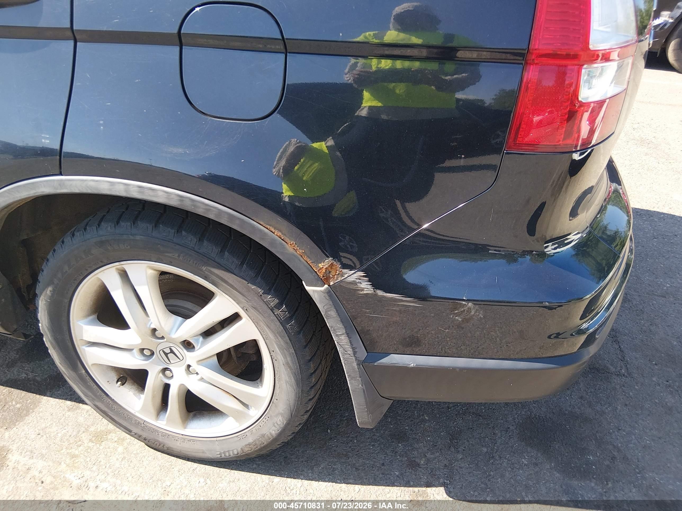 2010 Honda Cr-v Ex-l Черный vin: 5J6RE4H72AL036641