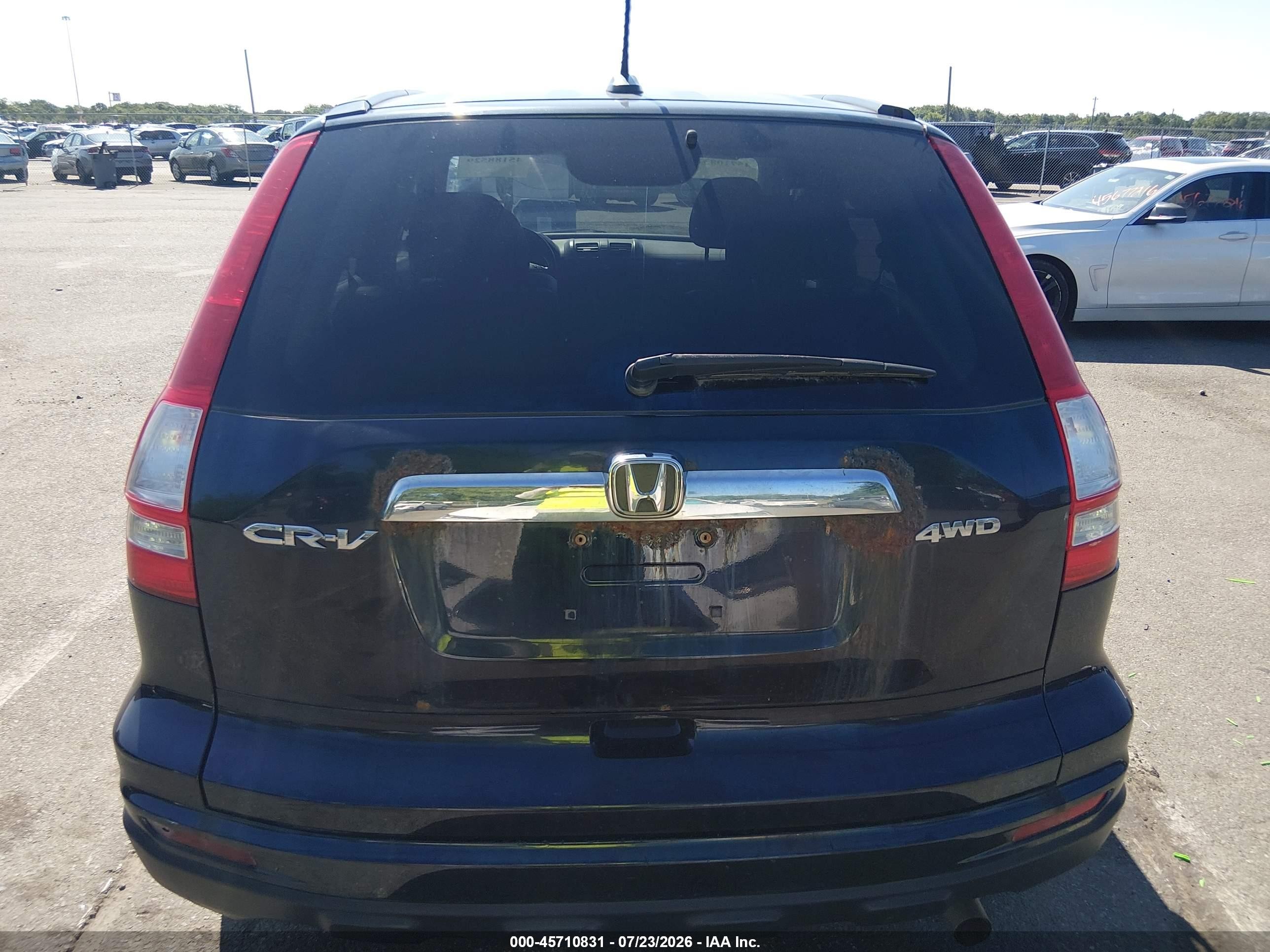 2010 Honda Cr-v Ex-l Black vin: 5J6RE4H72AL036641