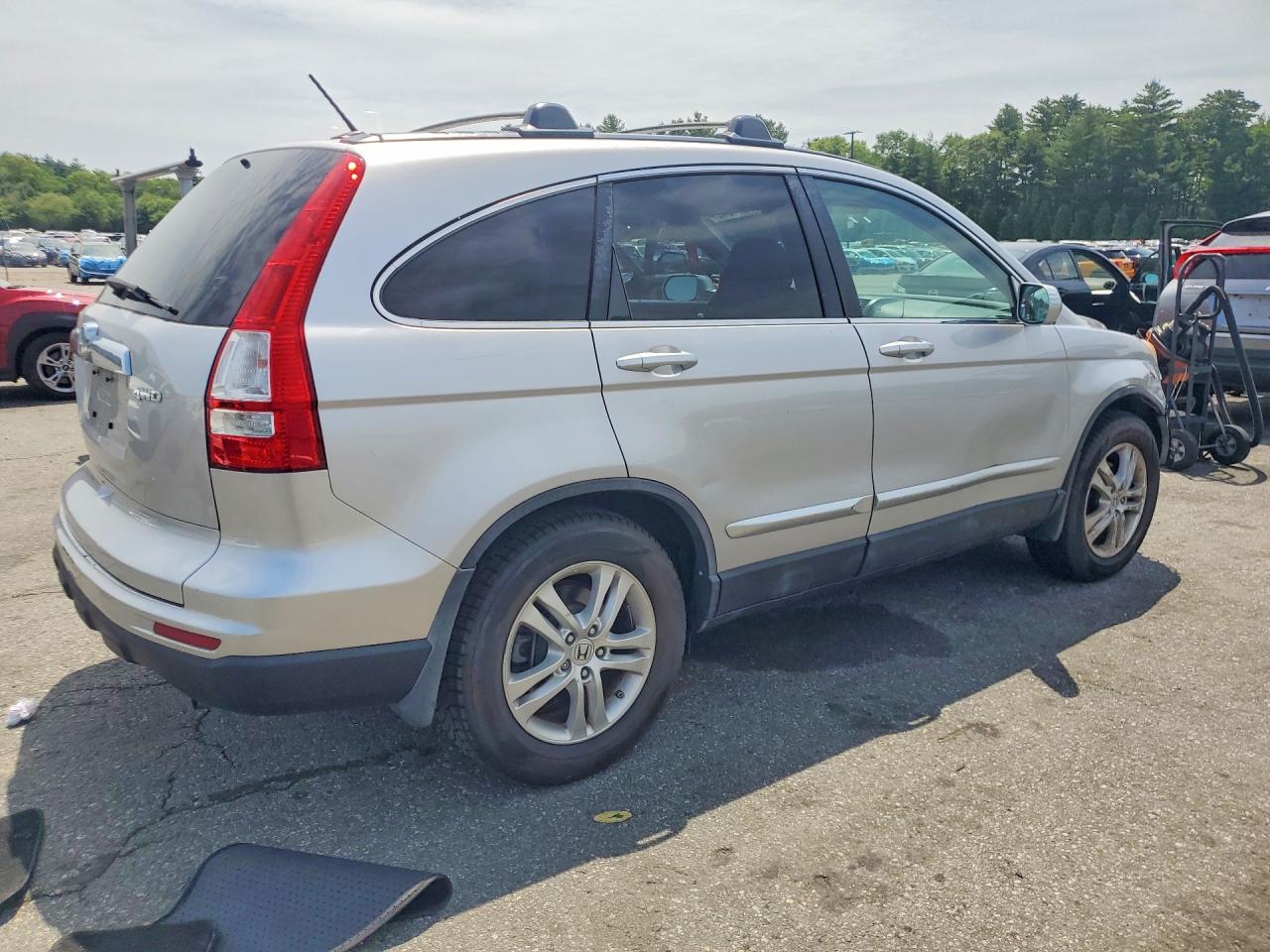 2010 Honda Cr-v Exl Silver vin: 5J6RE4H72AL044223