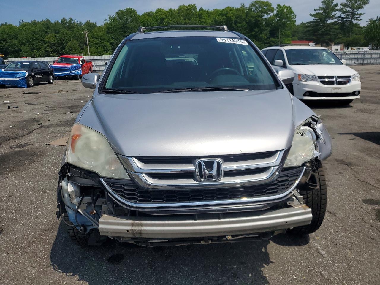 2010 Honda Cr-v Exl Silver vin: 5J6RE4H72AL044223