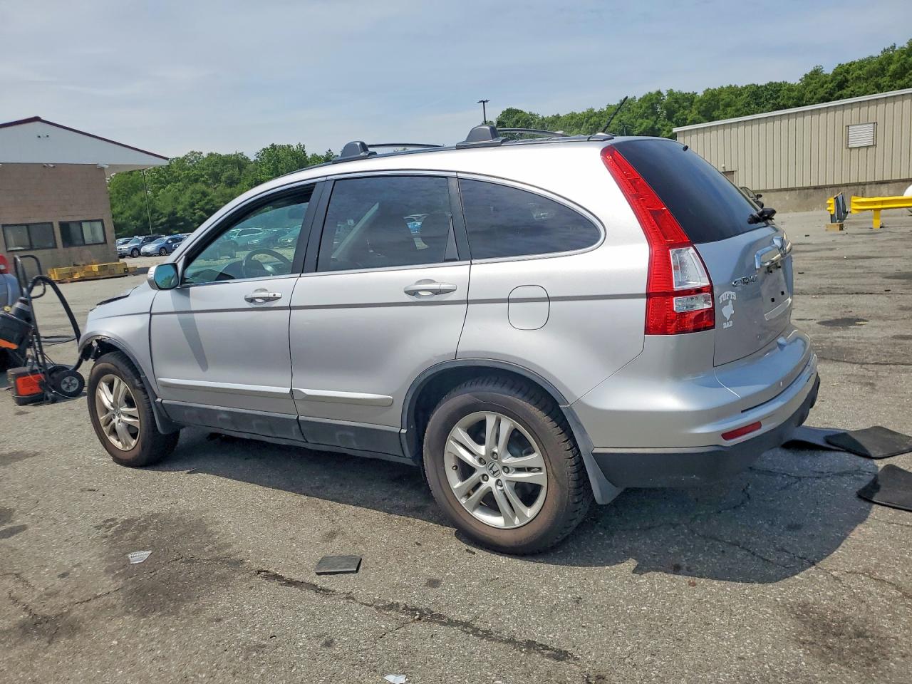 2010 Honda Cr-v Exl Silver vin: 5J6RE4H72AL044223