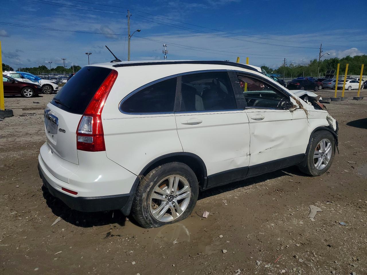 2010 Honda Cr-v Exl Белый vin: 5J6RE4H72AL059546