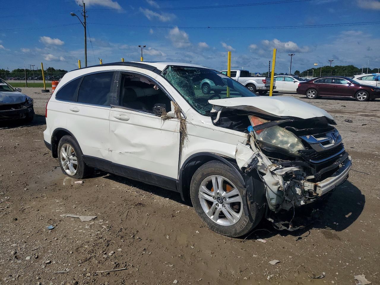 2010 Honda Cr-v Exl Белый vin: 5J6RE4H72AL059546