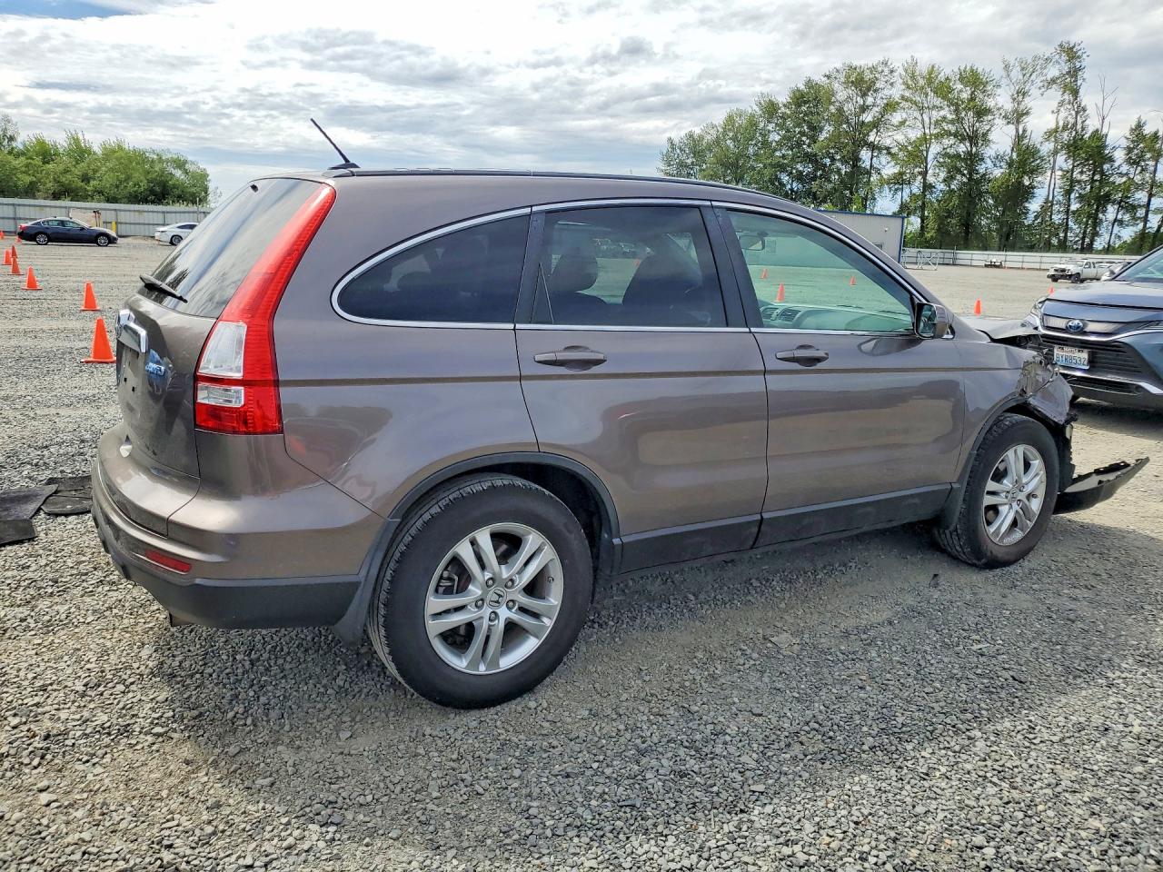 2010 Honda Cr-v Exl Gray vin: 5J6RE4H72AL084219