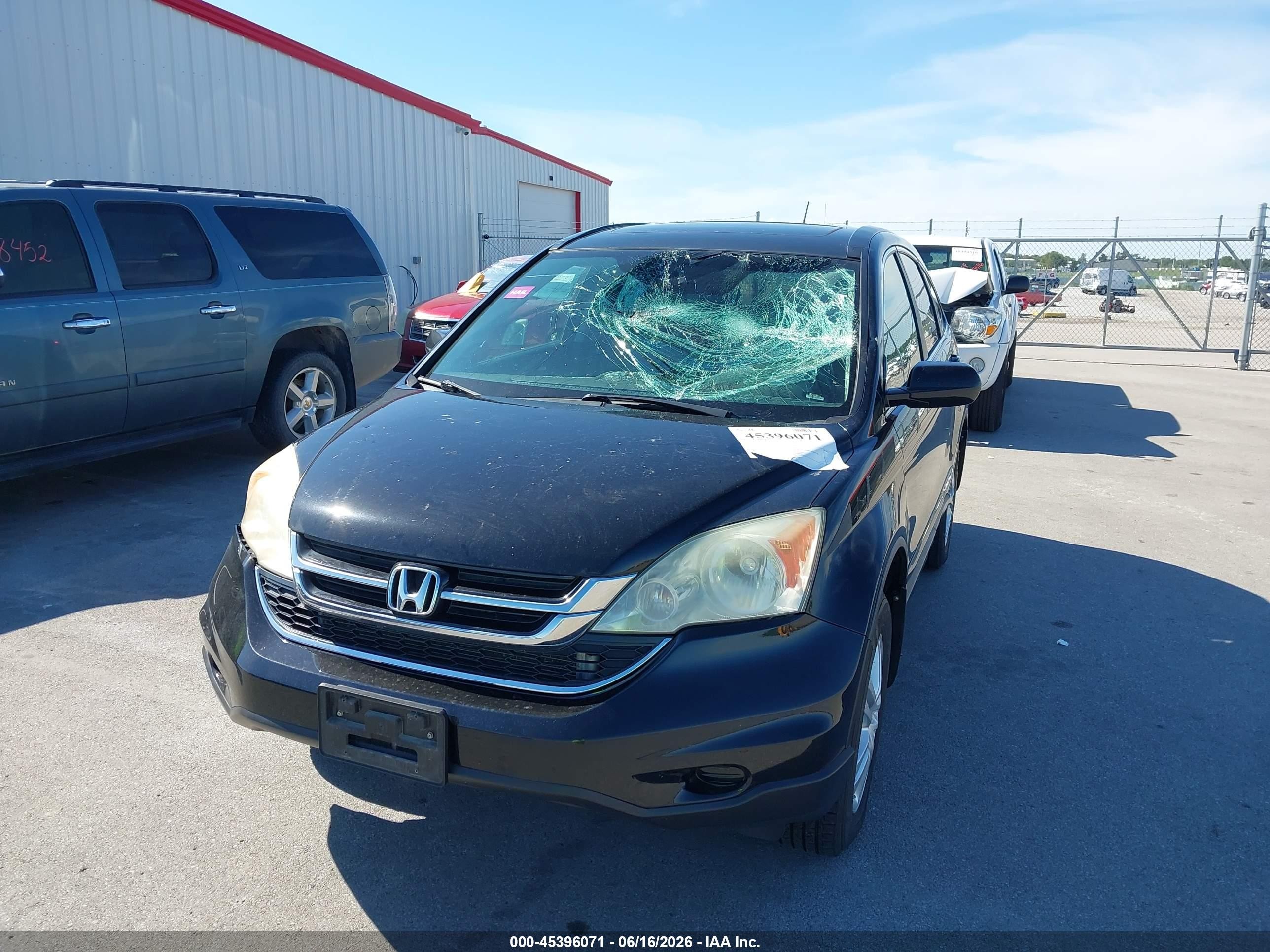 2010 Honda Cr-v Ex-l Black vin: 5J6RE4H72AL098766