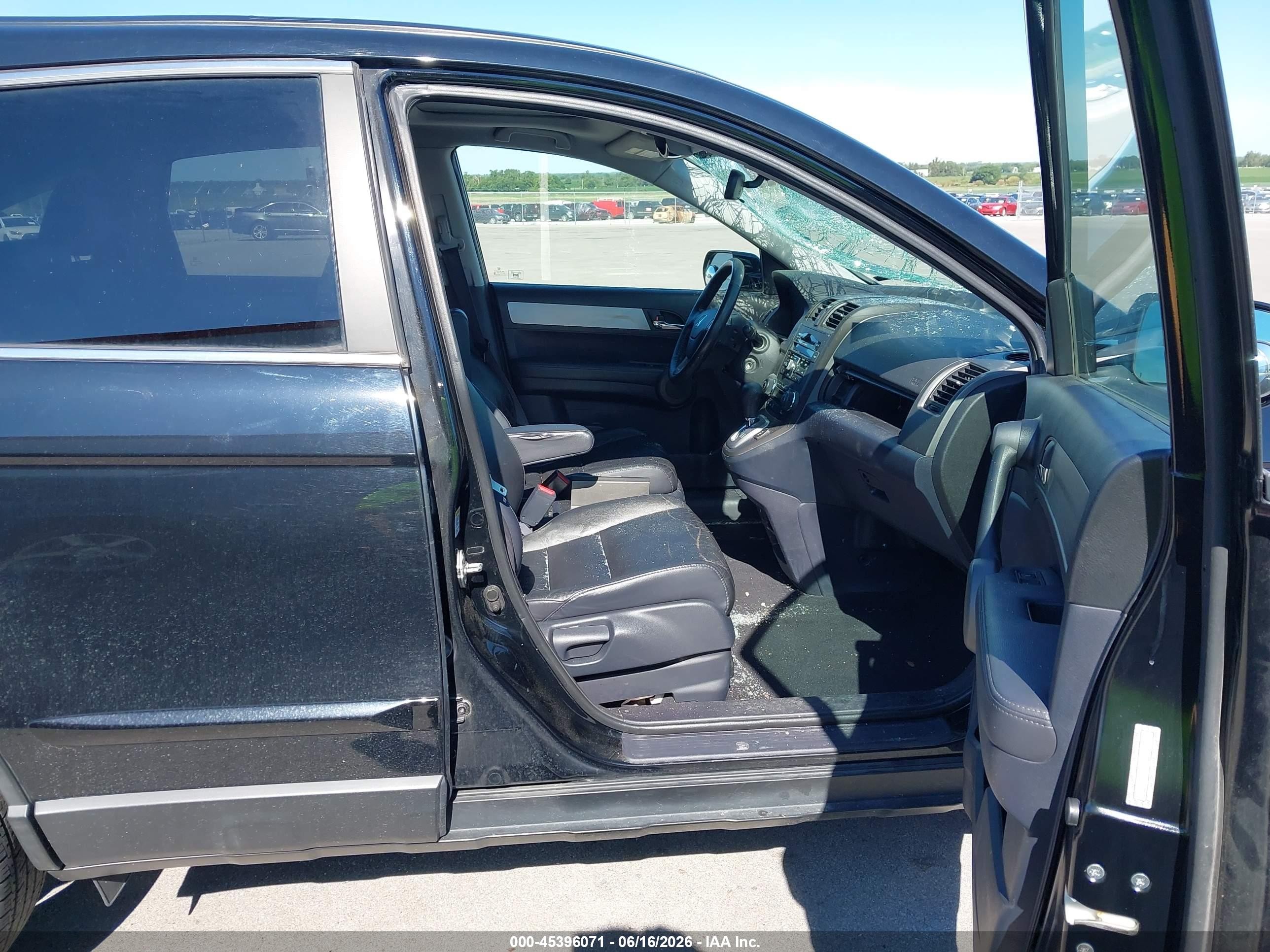 2010 Honda Cr-v Ex-l Black vin: 5J6RE4H72AL098766