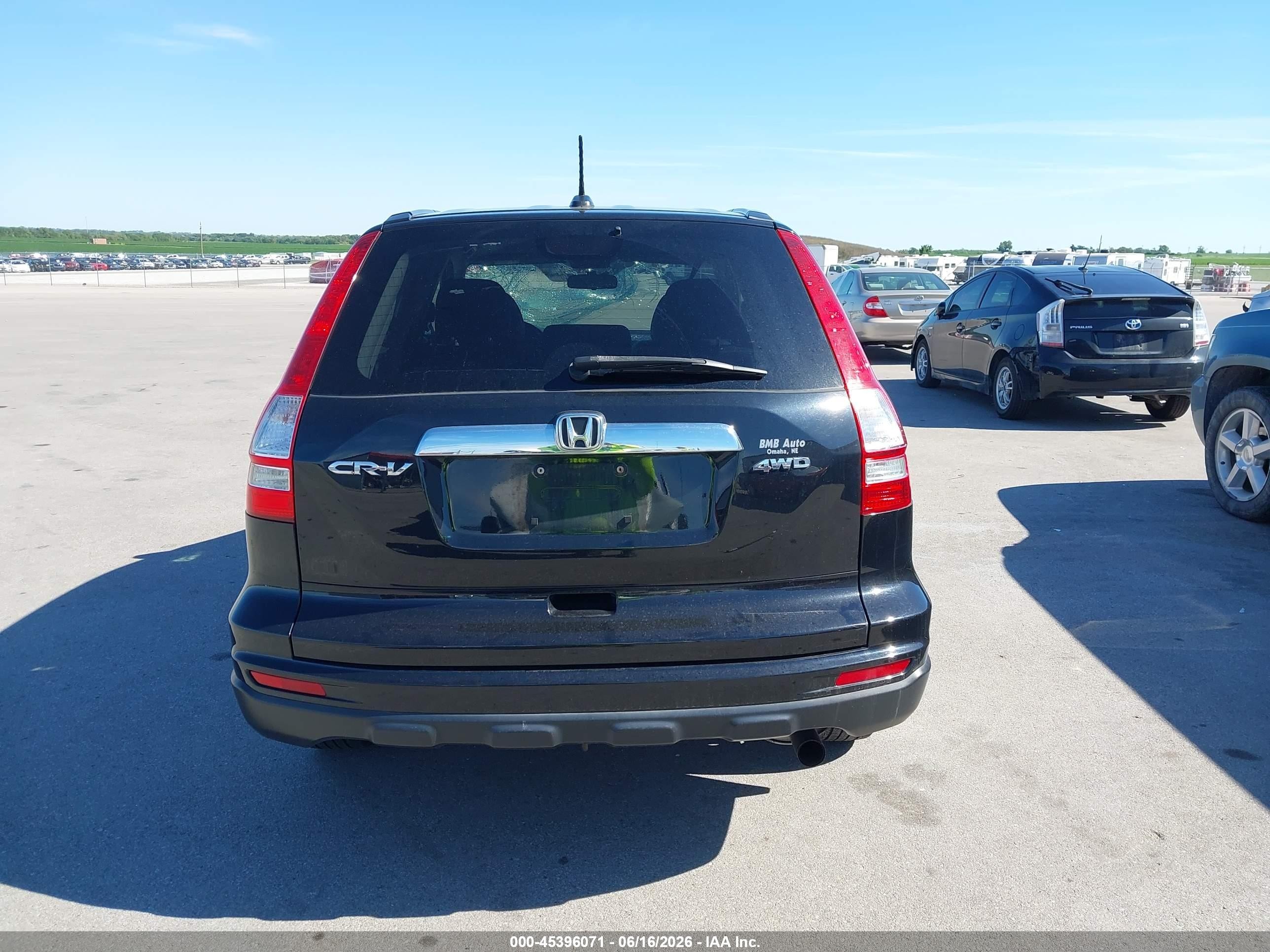 2010 Honda Cr-v Ex-l Black vin: 5J6RE4H72AL098766