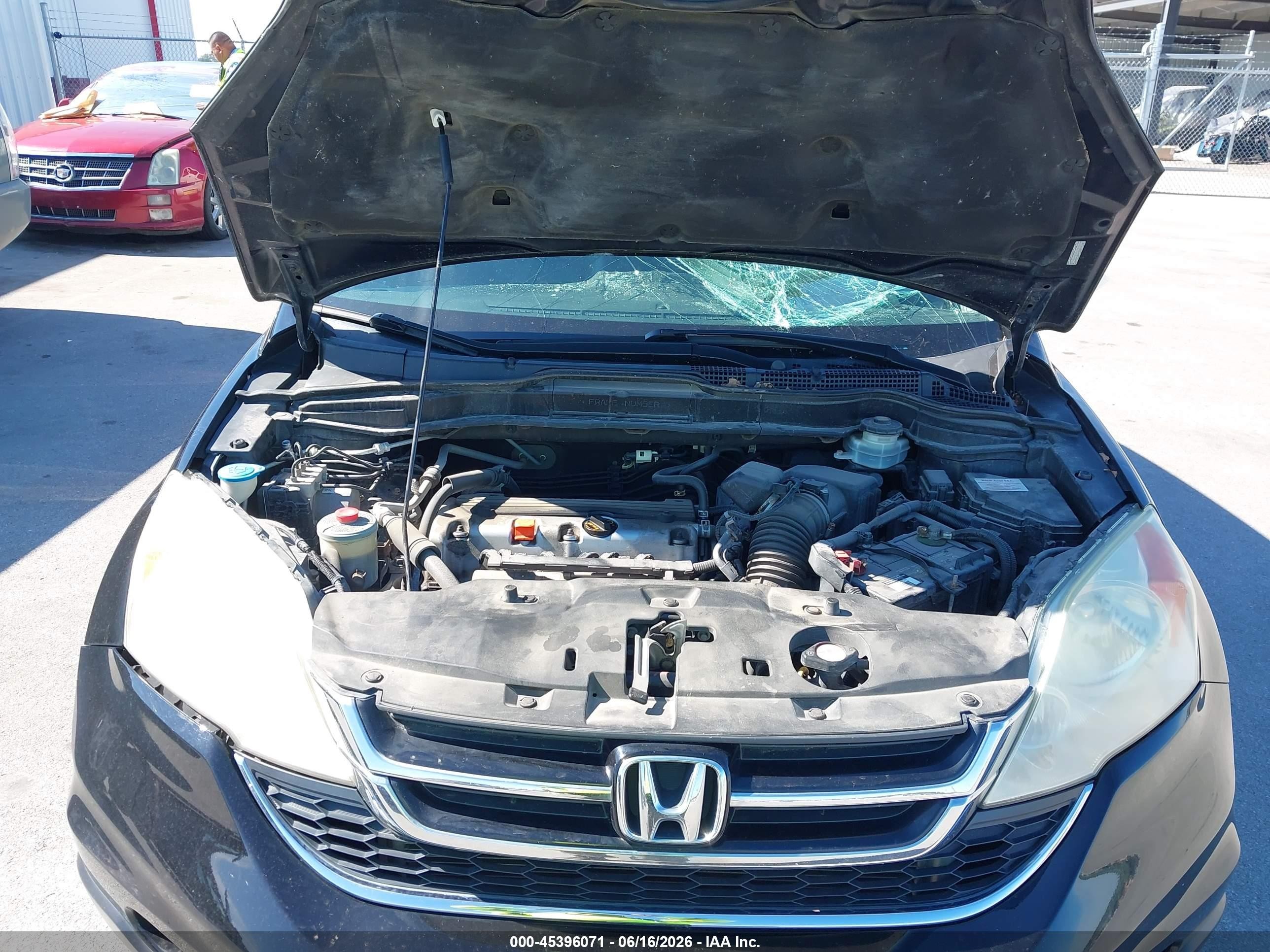 2010 Honda Cr-v Ex-l Black vin: 5J6RE4H72AL098766