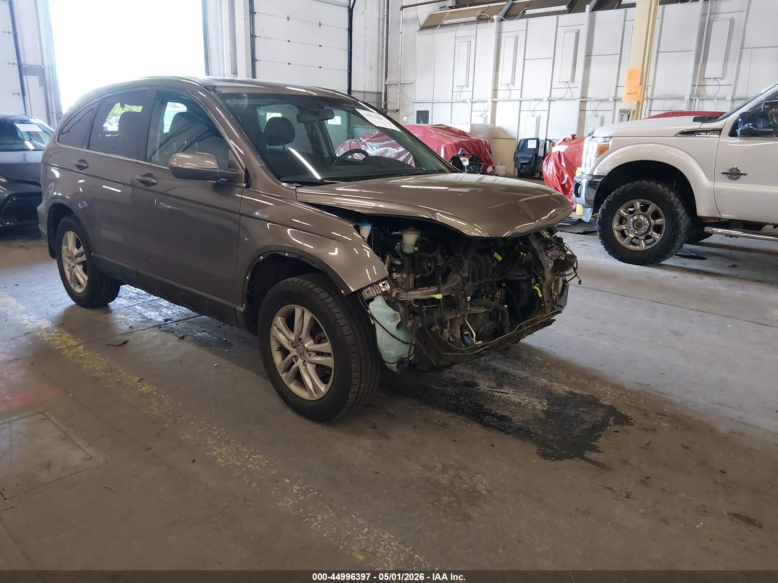 2011 Honda Cr-v Ex-l Gray vin: 5J6RE4H72BL009473
